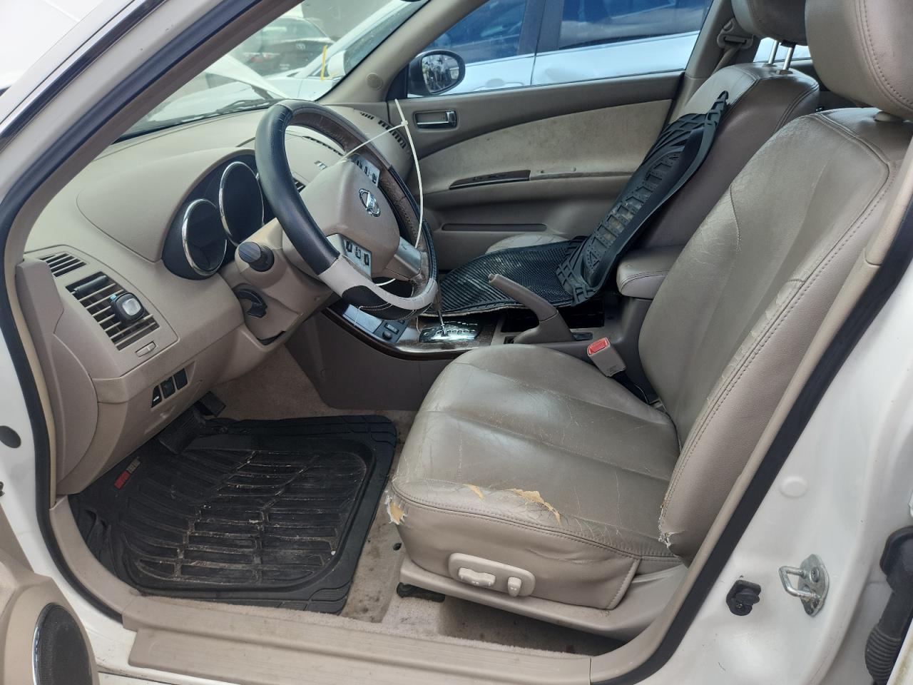 2006 Nissan Altima 2.5 White vin: 1N4AL11D26C206548