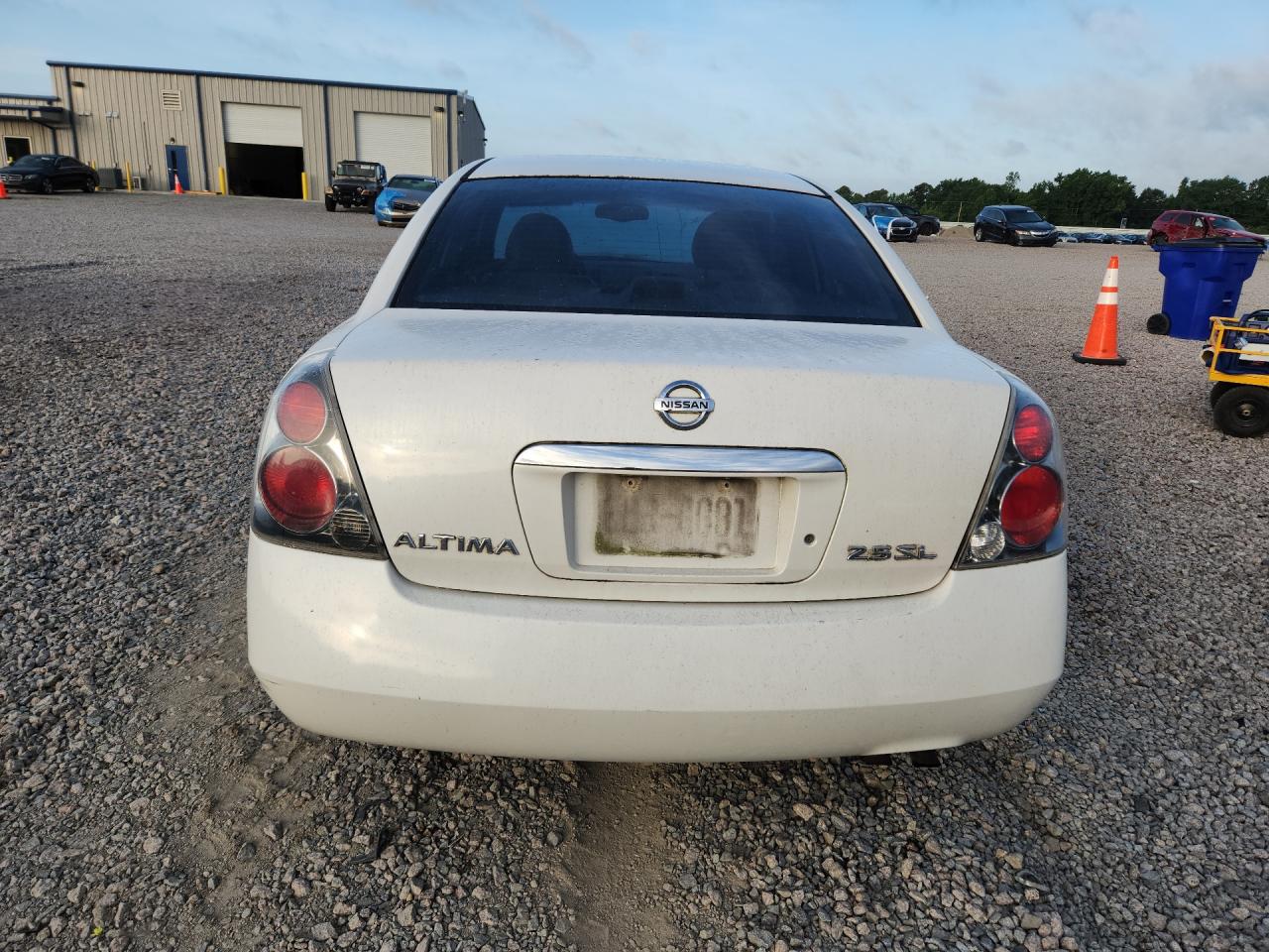 2006 Nissan Altima 2.5 White vin: 1N4AL11D26C206548