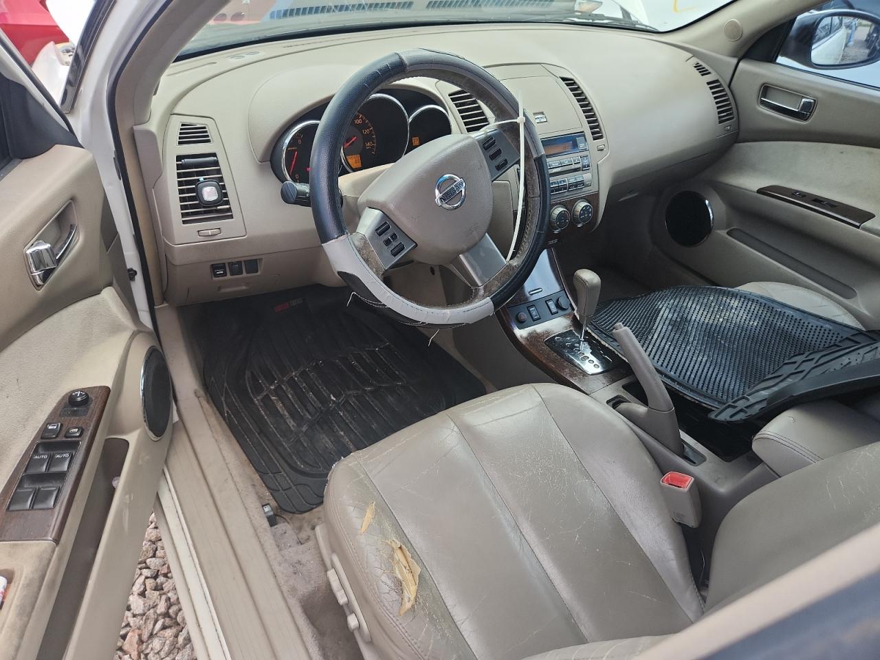 2006 Nissan Altima 2.5 White vin: 1N4AL11D26C206548