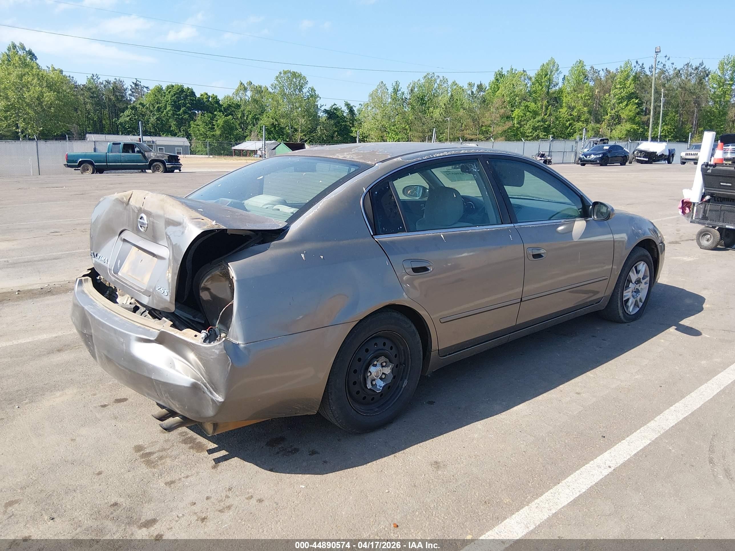 2006 Nissan Altima 2.5 S Серый vin: 1N4AL11D26C212141