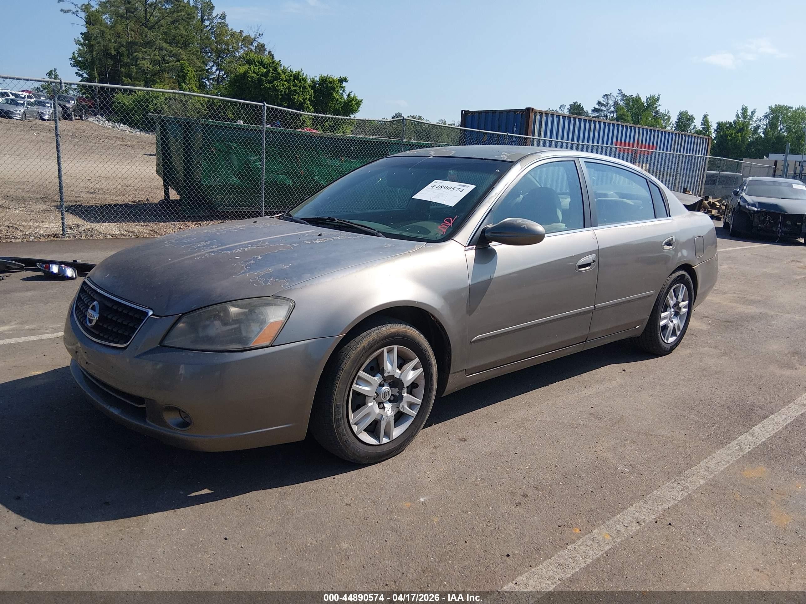2006 Nissan Altima 2.5 S Серый vin: 1N4AL11D26C212141