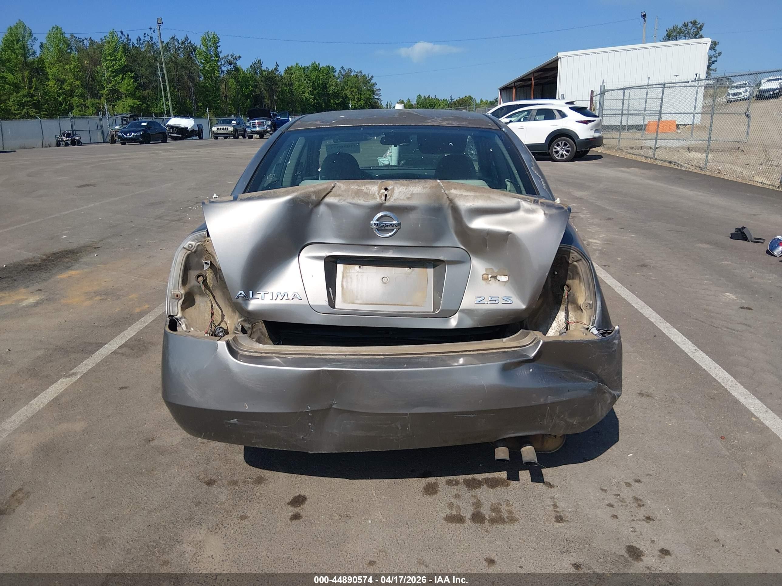 2006 Nissan Altima 2.5 S Серый vin: 1N4AL11D26C212141