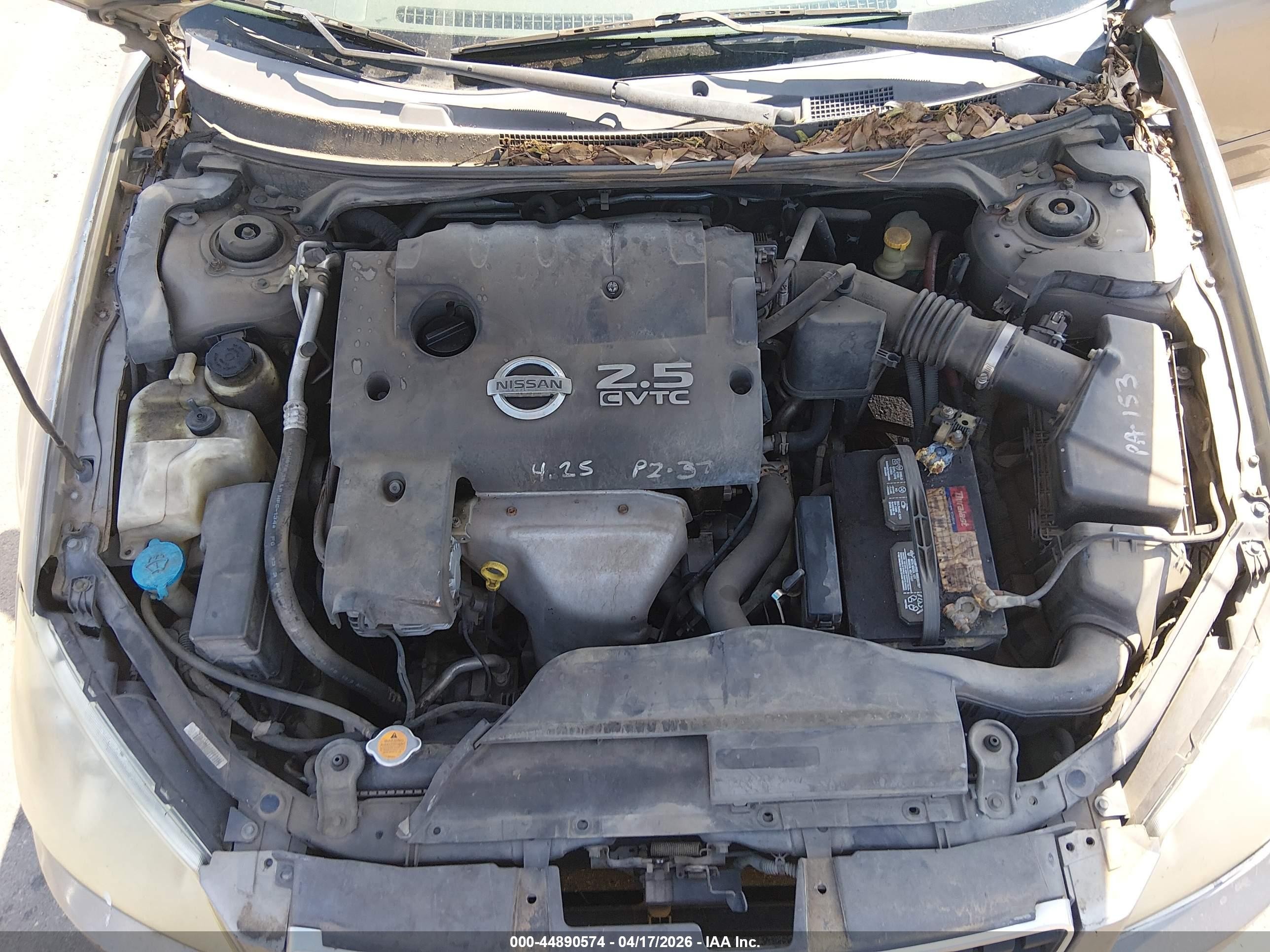 2006 Nissan Altima 2.5 S Серый vin: 1N4AL11D26C212141