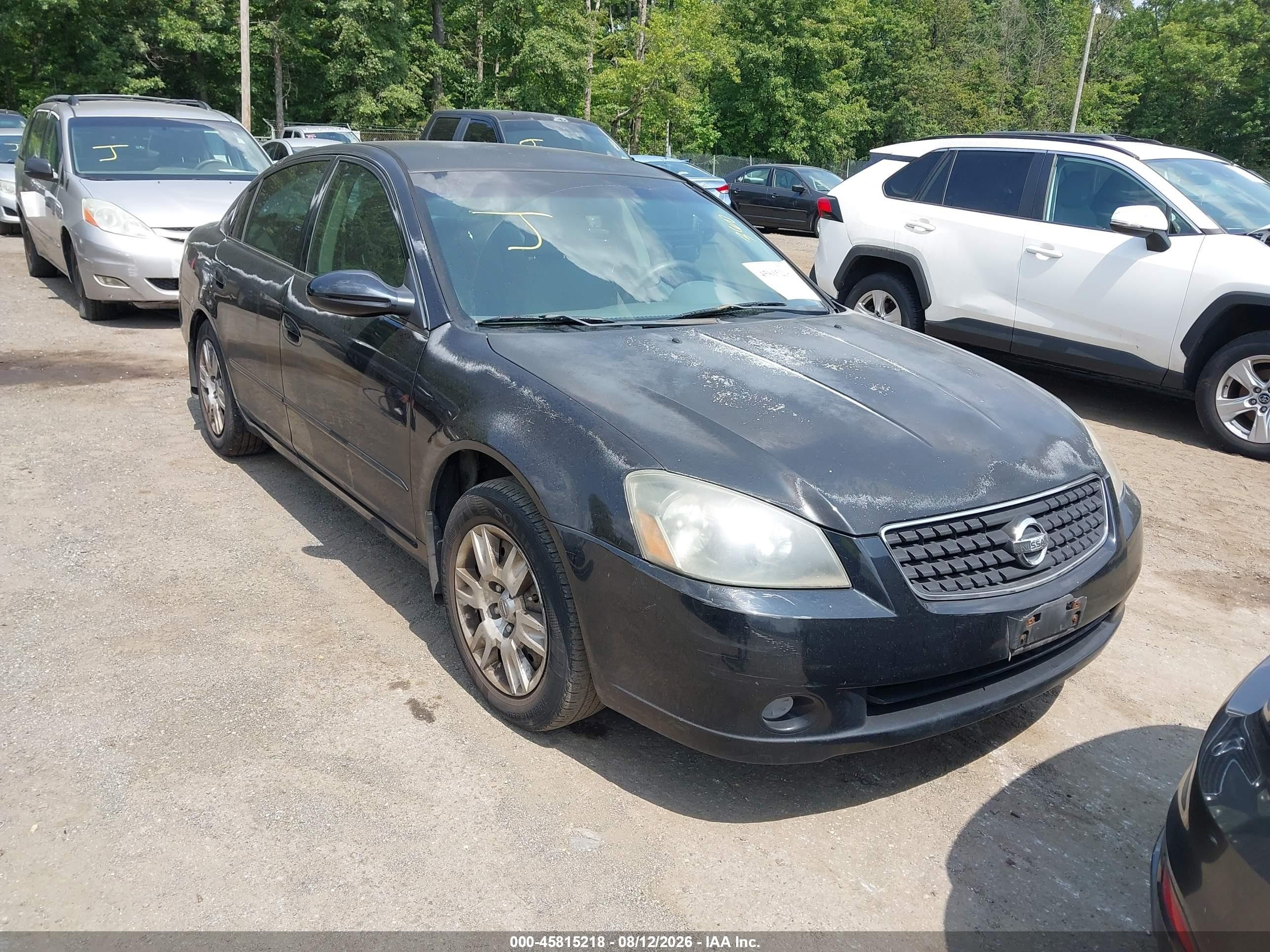 2006 Nissan Altima 2.5 S Black vin: 1N4AL11D26C213208