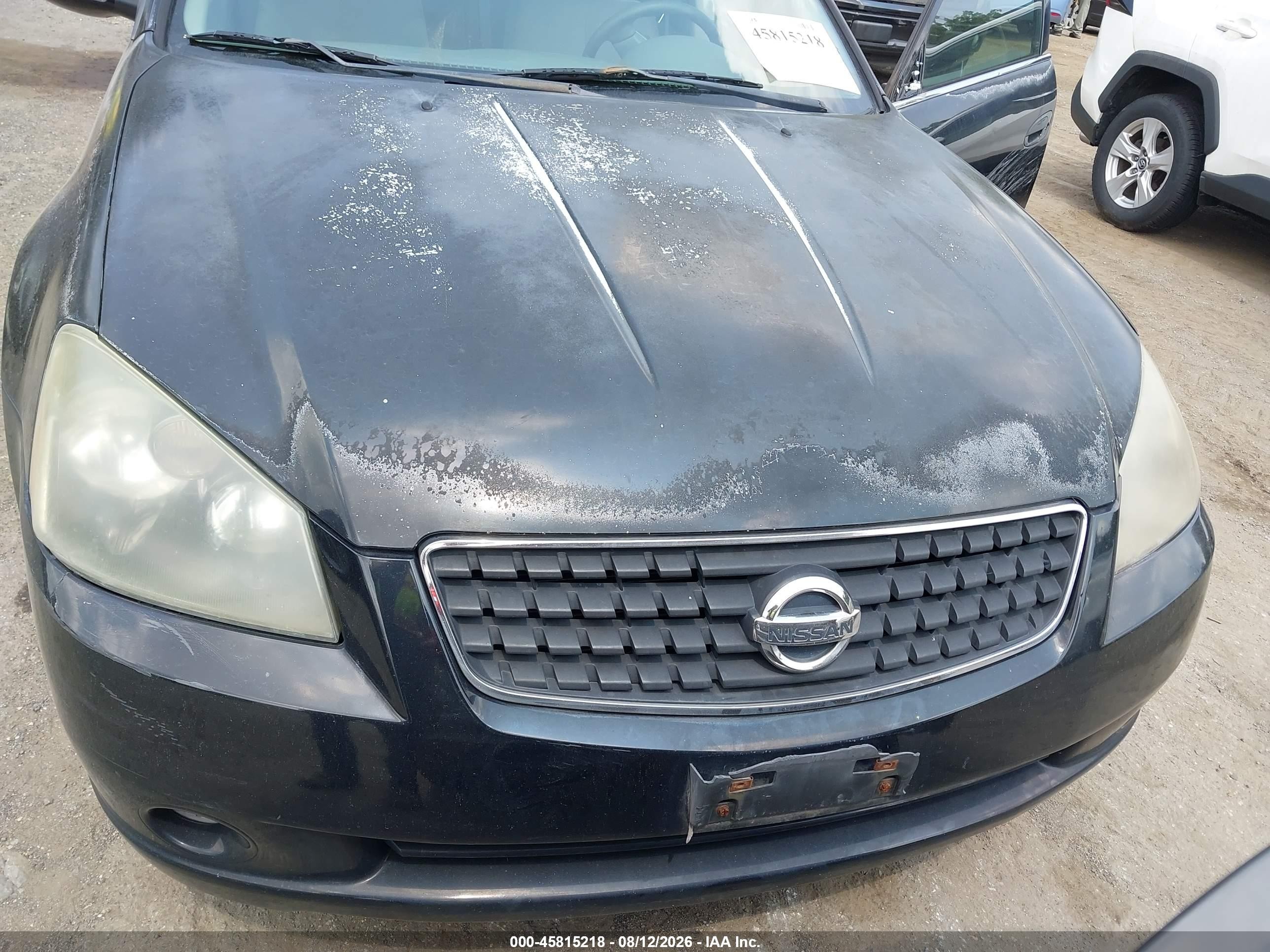 2006 Nissan Altima 2.5 S Black vin: 1N4AL11D26C213208