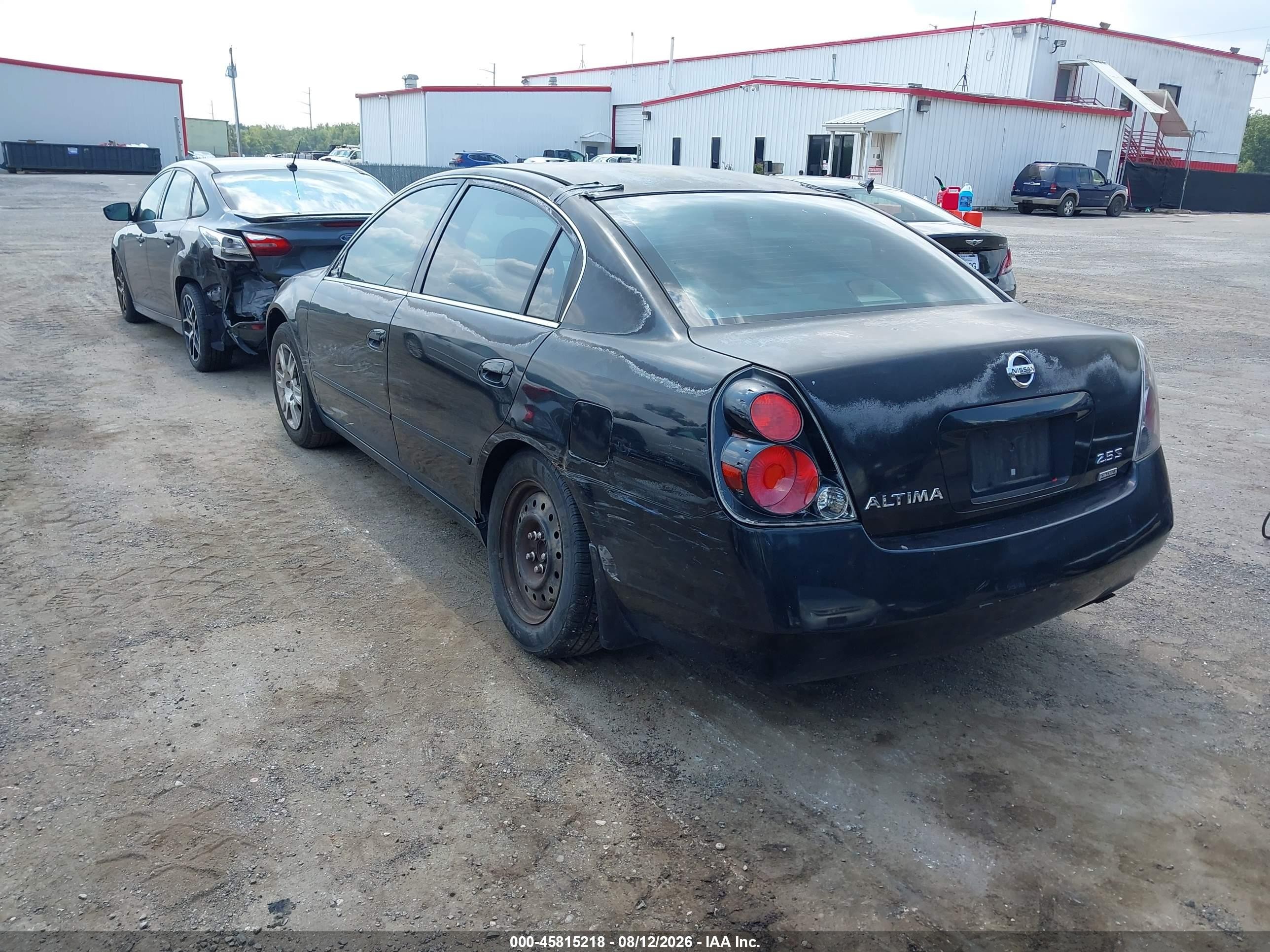 2006 Nissan Altima 2.5 S Black vin: 1N4AL11D26C213208