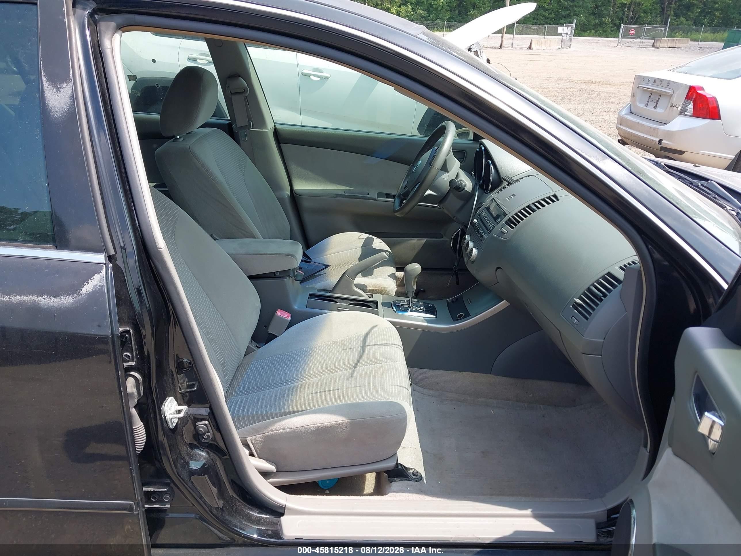 2006 Nissan Altima 2.5 S Black vin: 1N4AL11D26C213208