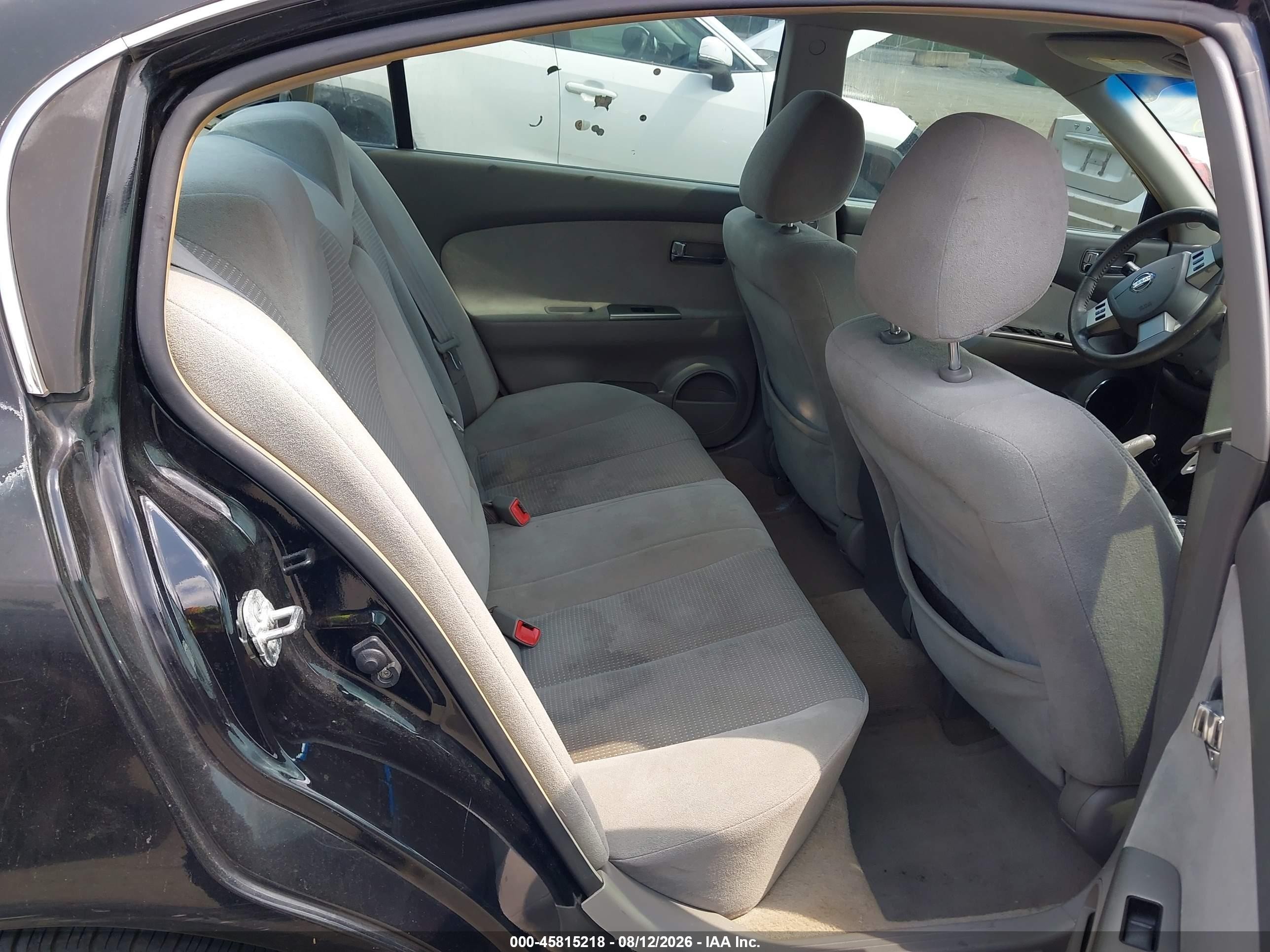 2006 Nissan Altima 2.5 S Black vin: 1N4AL11D26C213208