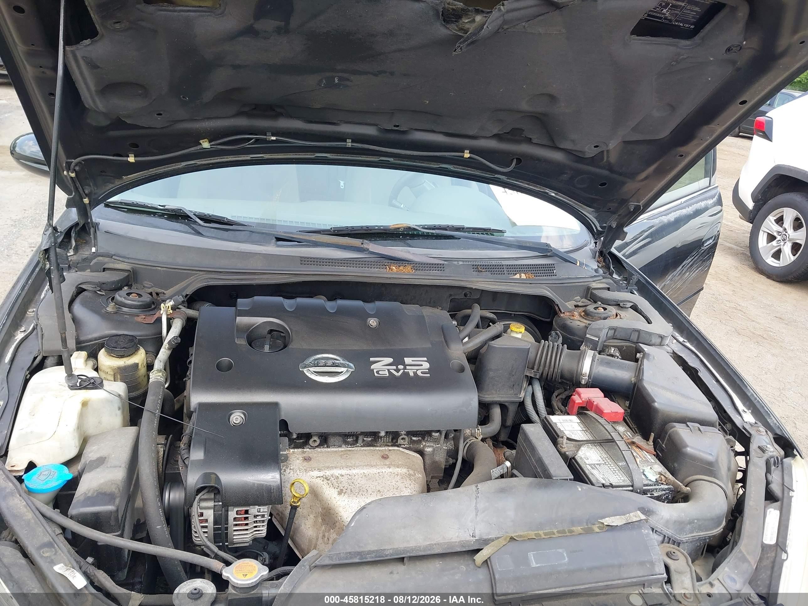 2006 Nissan Altima 2.5 S Black vin: 1N4AL11D26C213208