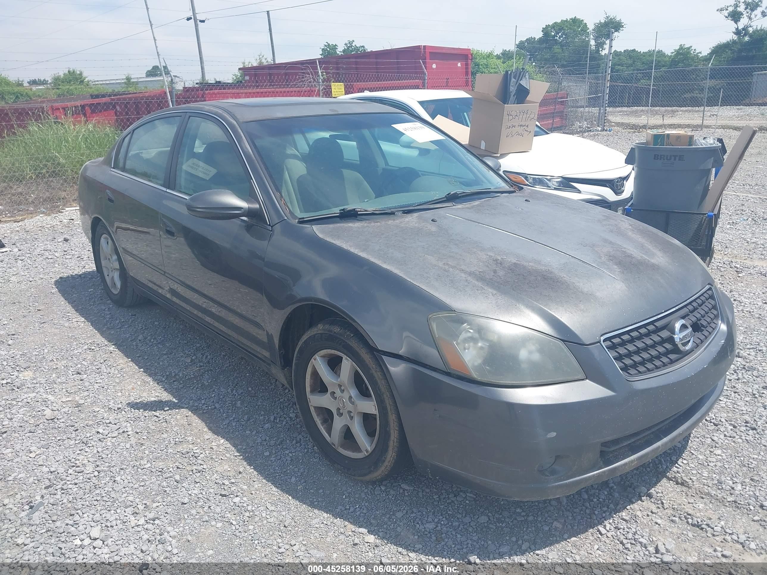 2006 Nissan Altima 2.5 S Gray vin: 1N4AL11D26C226203