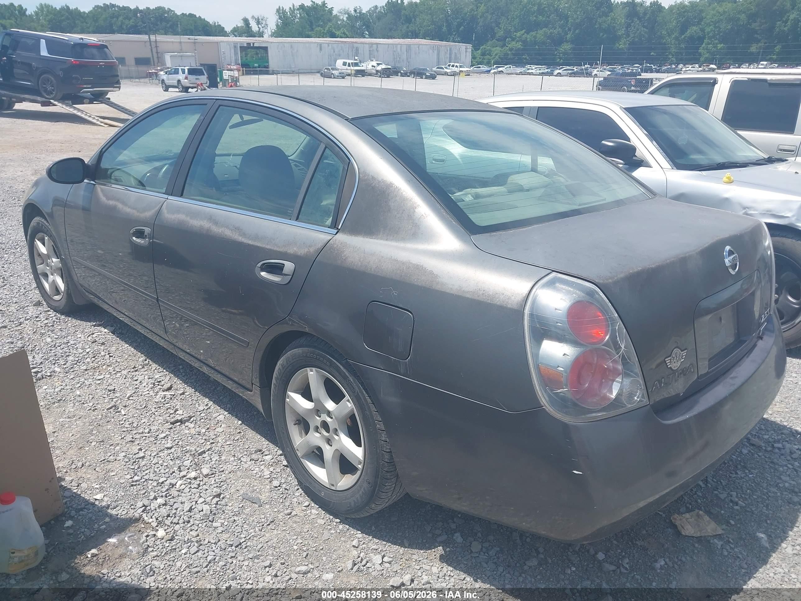2006 Nissan Altima 2.5 S Gray vin: 1N4AL11D26C226203