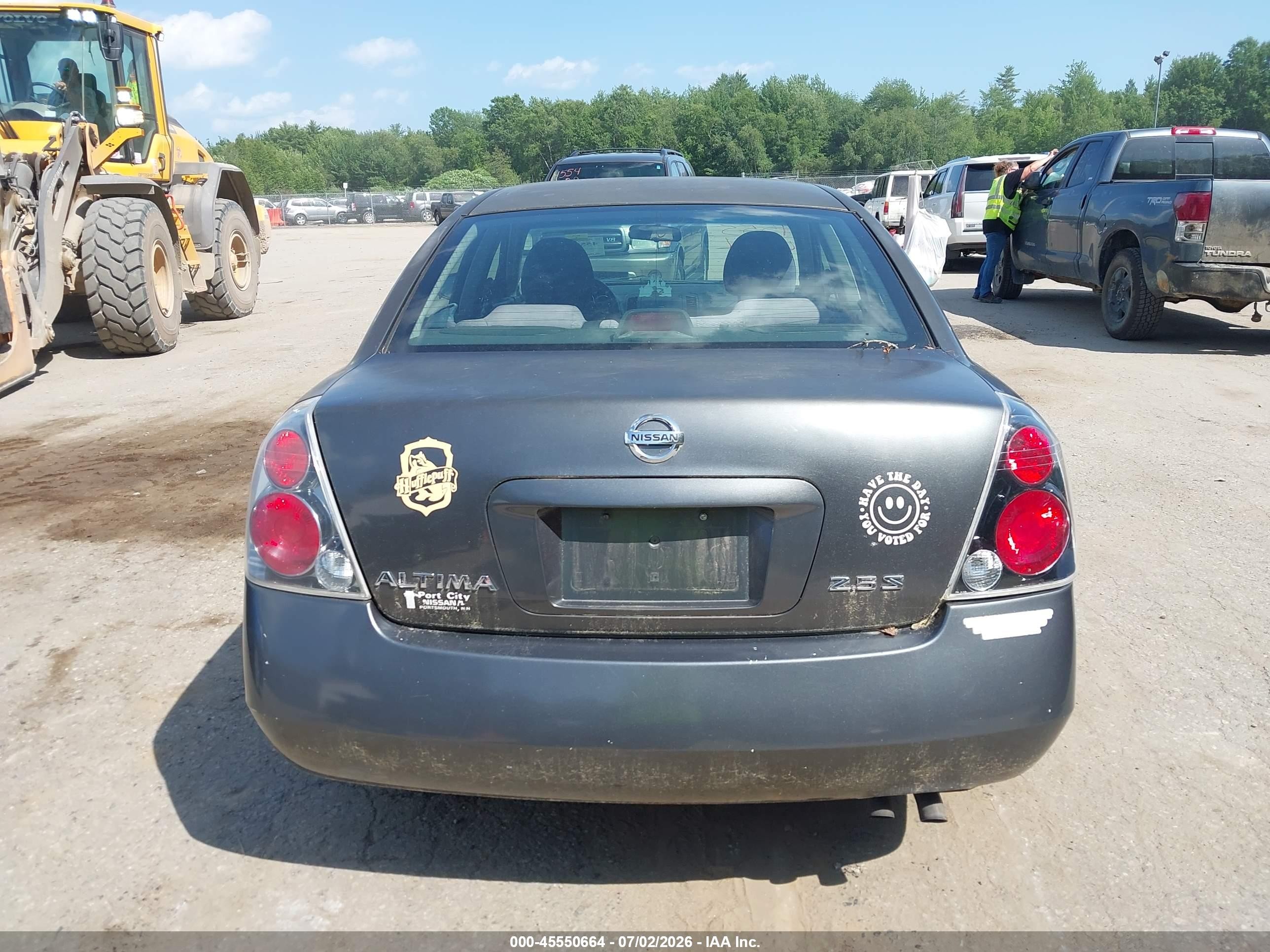 2006 Nissan Altima 2.5 S Gray vin: 1N4AL11D26C267270
