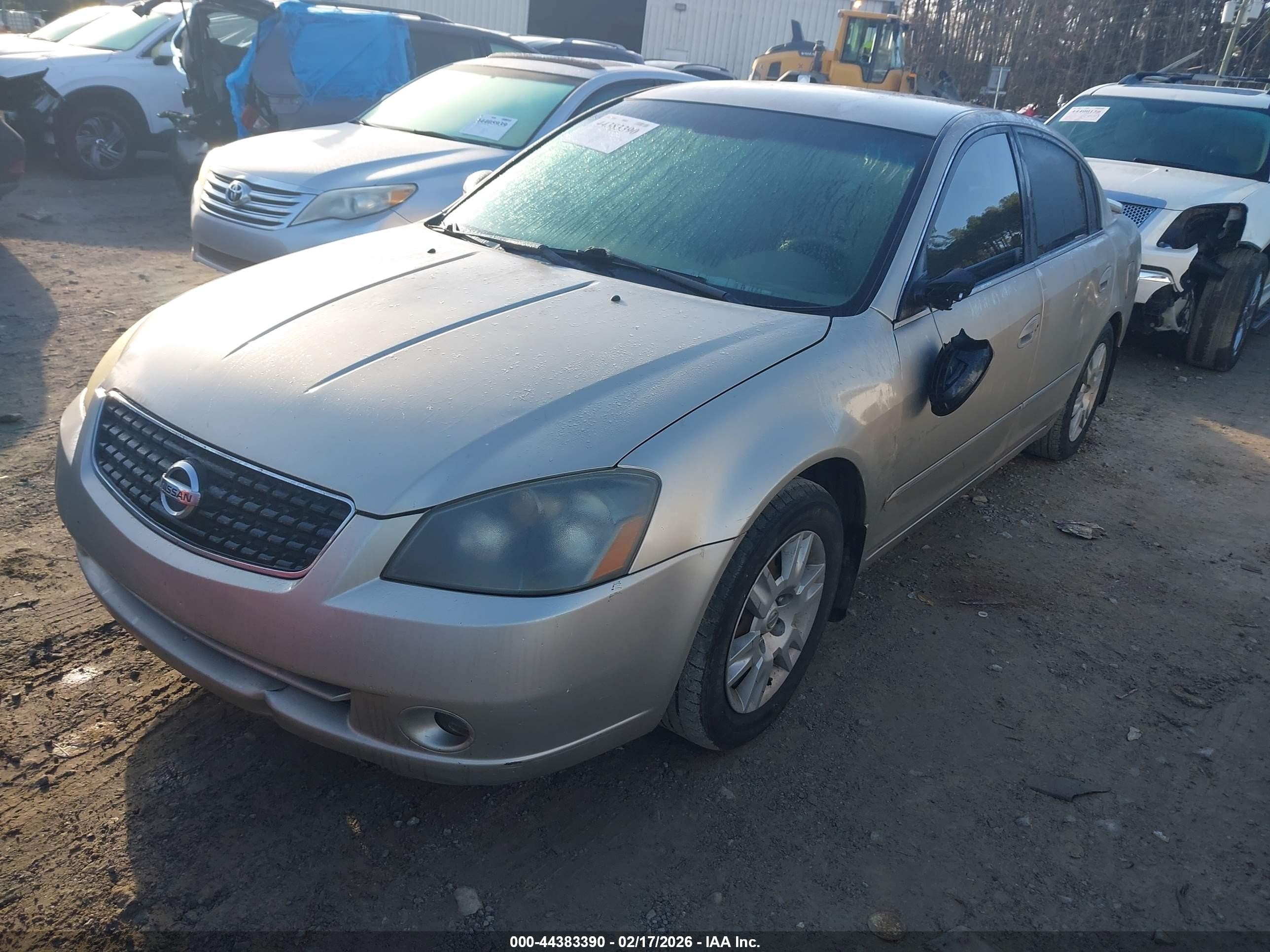 2006 Nissan Altima 2.5 S Желто-коричневый vin: 1N4AL11D26N302832
