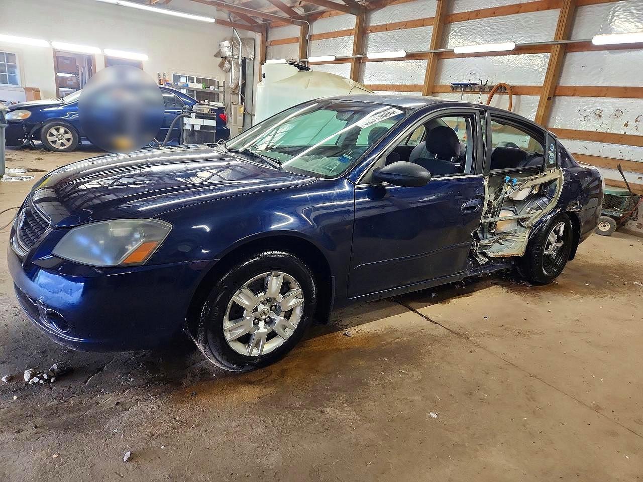 2006 Nissan Altima 2.5 Blue vin: 1N4AL11D26N372668