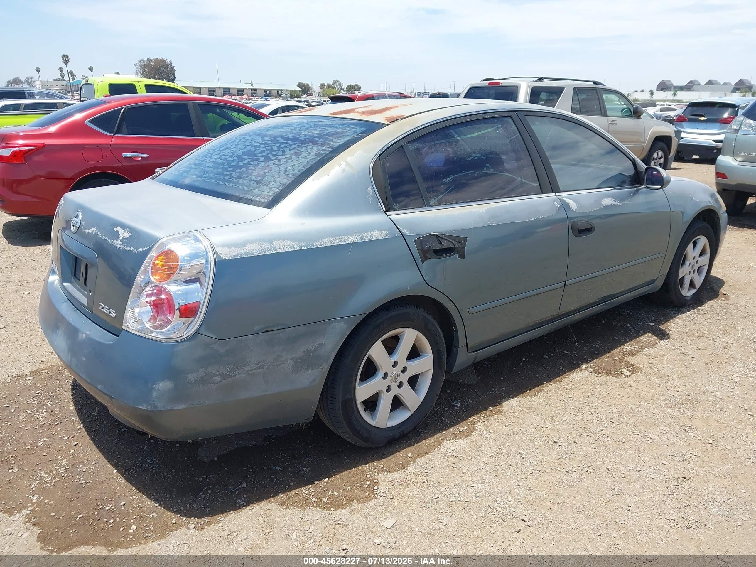 2002 Nissan Altima 2.5 S Light Blue vin: 1N4AL11D32C170685