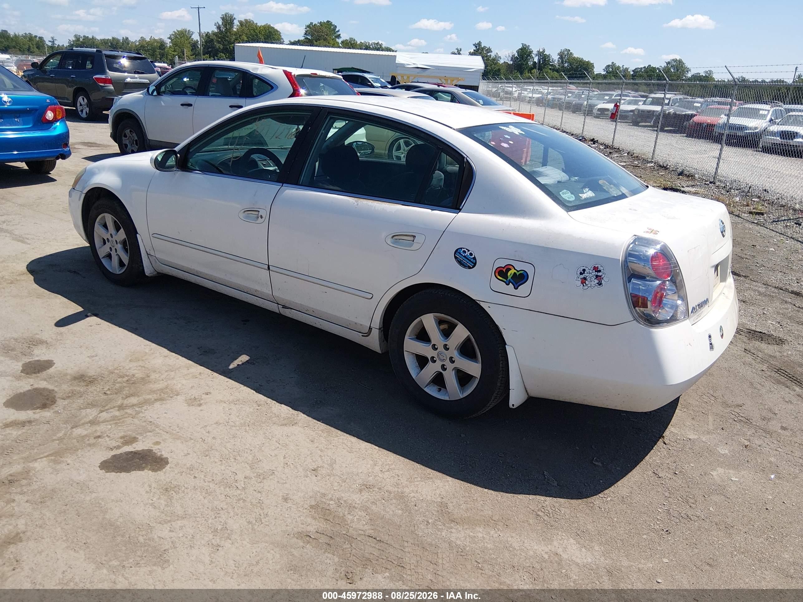 2002 Nissan Altima 2.5 S White vin: 1N4AL11D32C718605