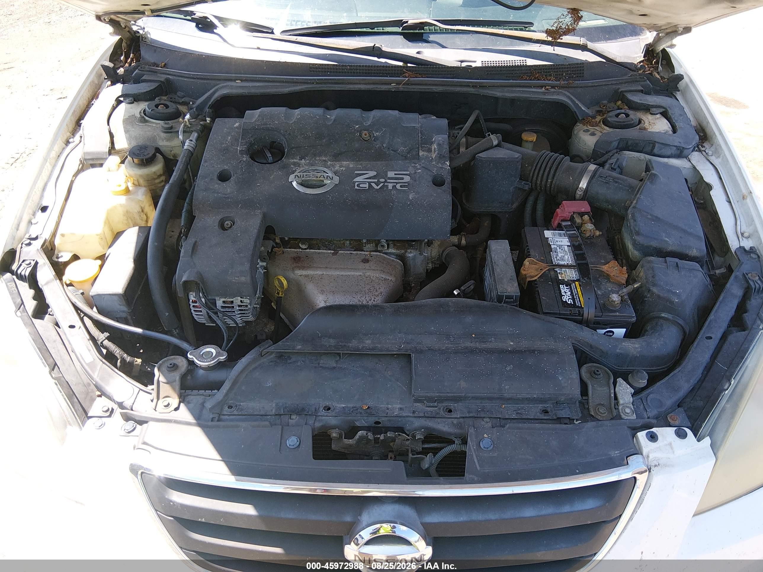 2002 Nissan Altima 2.5 S White vin: 1N4AL11D32C718605