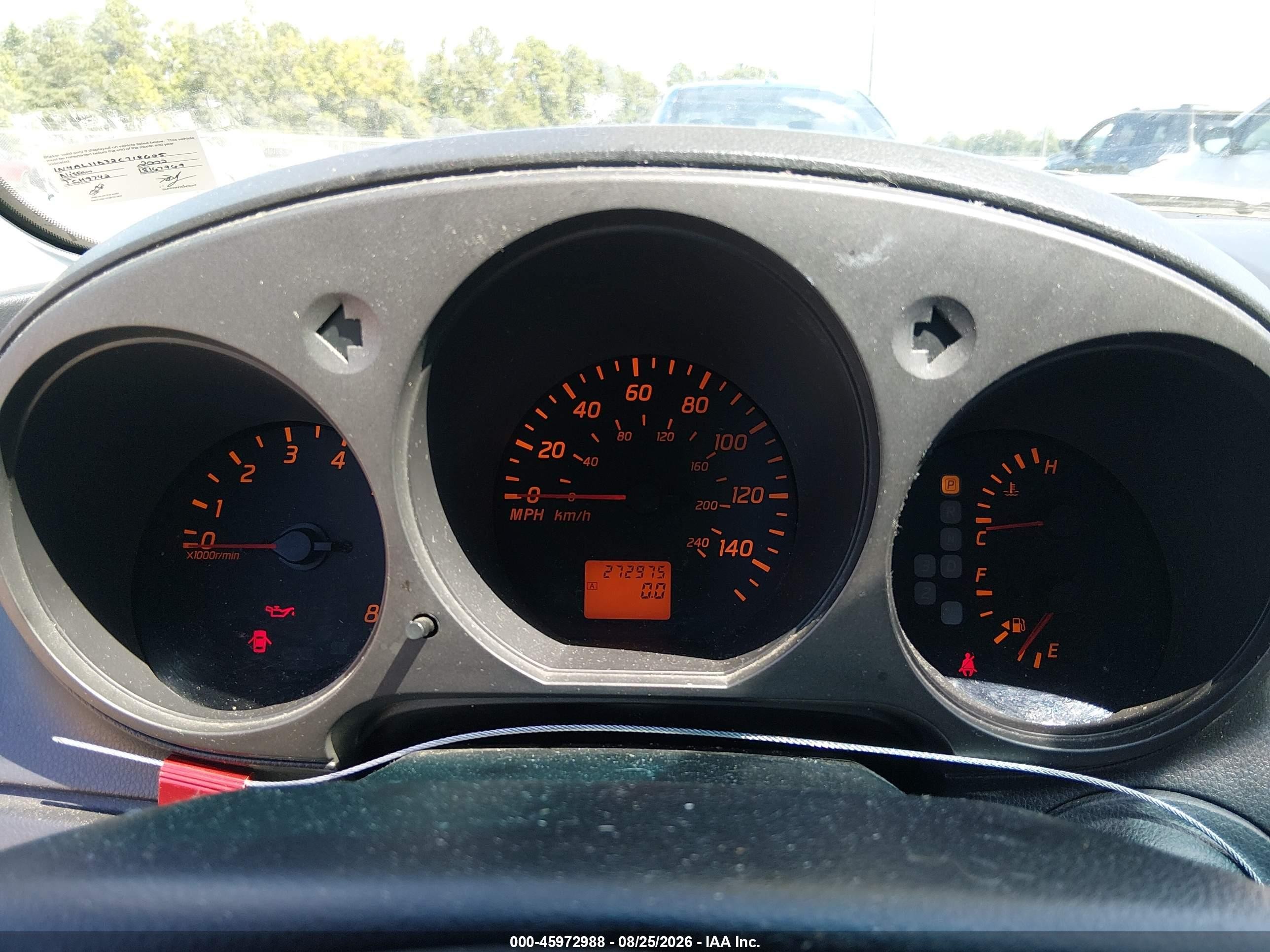 2002 Nissan Altima 2.5 S White vin: 1N4AL11D32C718605