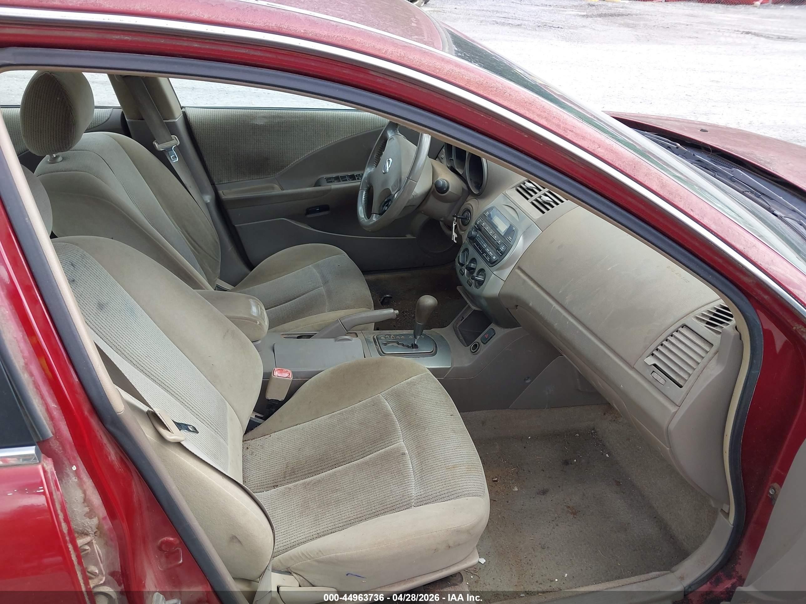 2003 Nissan Altima 2.5 S Burgundy vin: 1N4AL11D33C228683