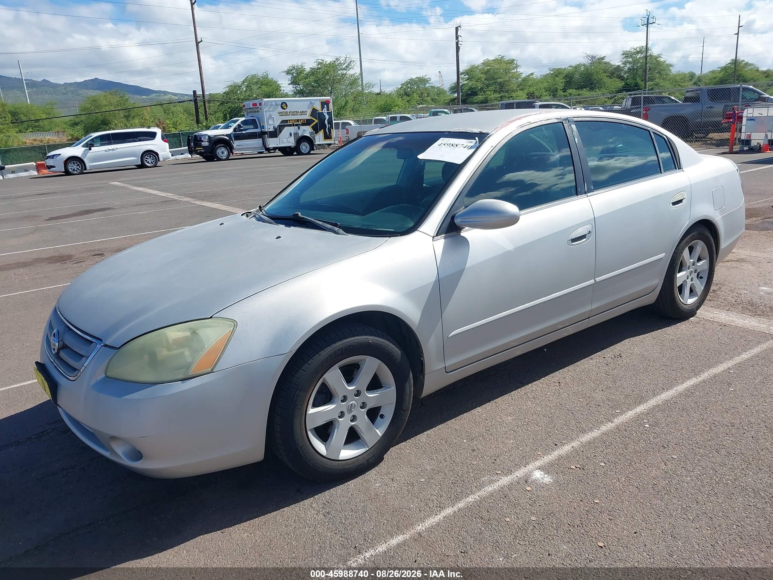 2004 Nissan Altima 2.5 S Silver vin: 1N4AL11D34C158992
