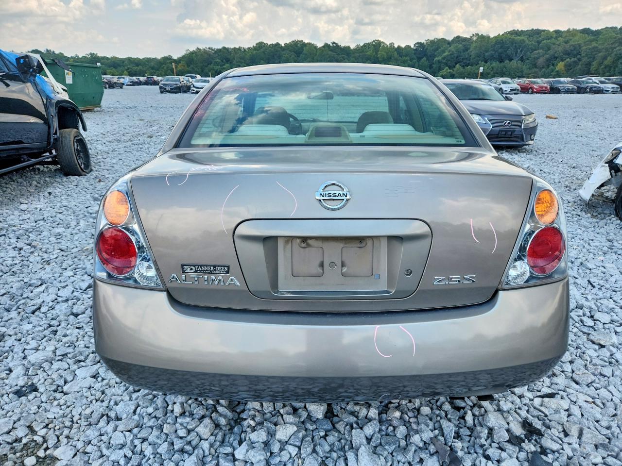 2004 Nissan Altima 2.5 Желто-коричневый vin: 1N4AL11D34C161598