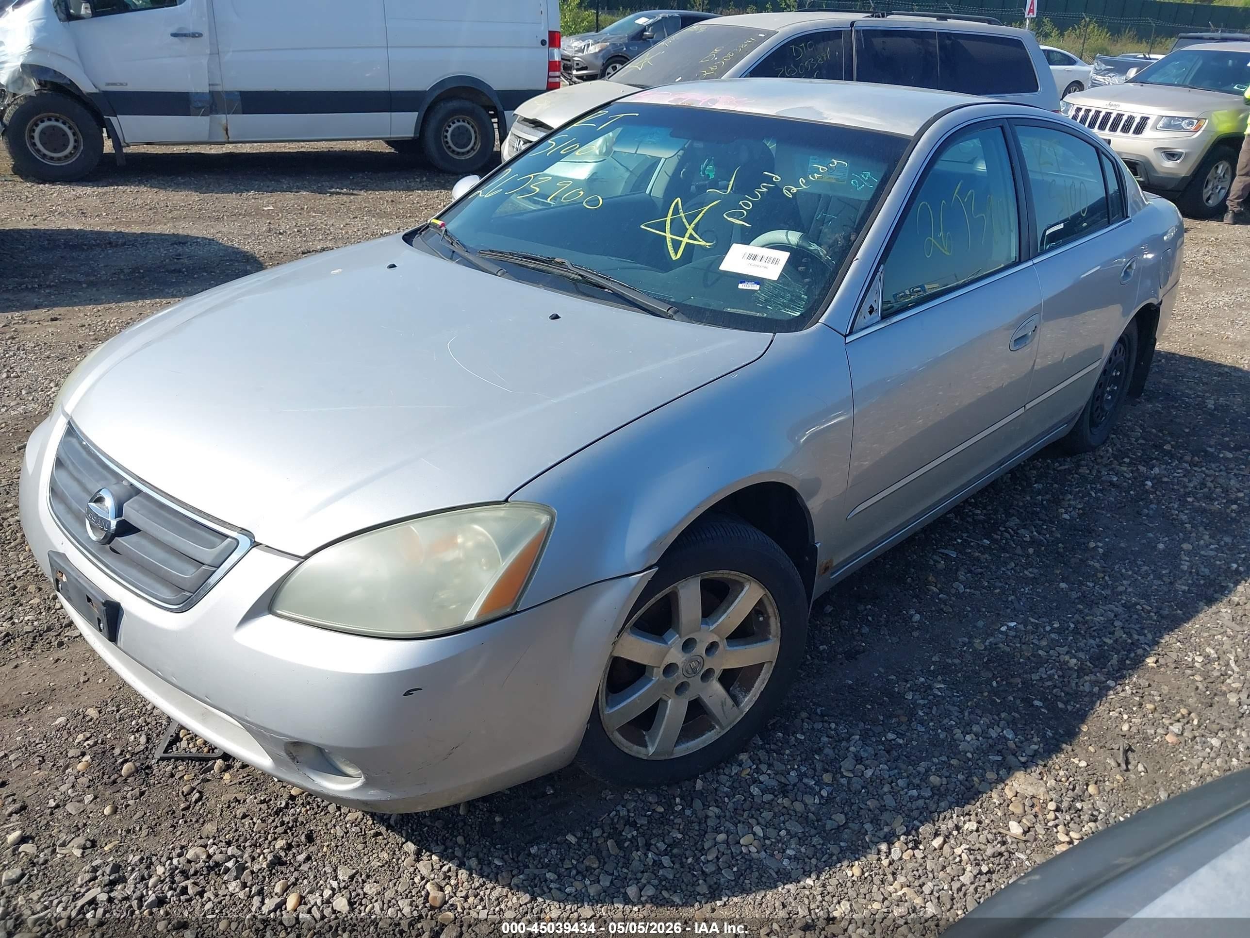 2004 Nissan Altima 2.5 S Gray vin: 1N4AL11D34C193290