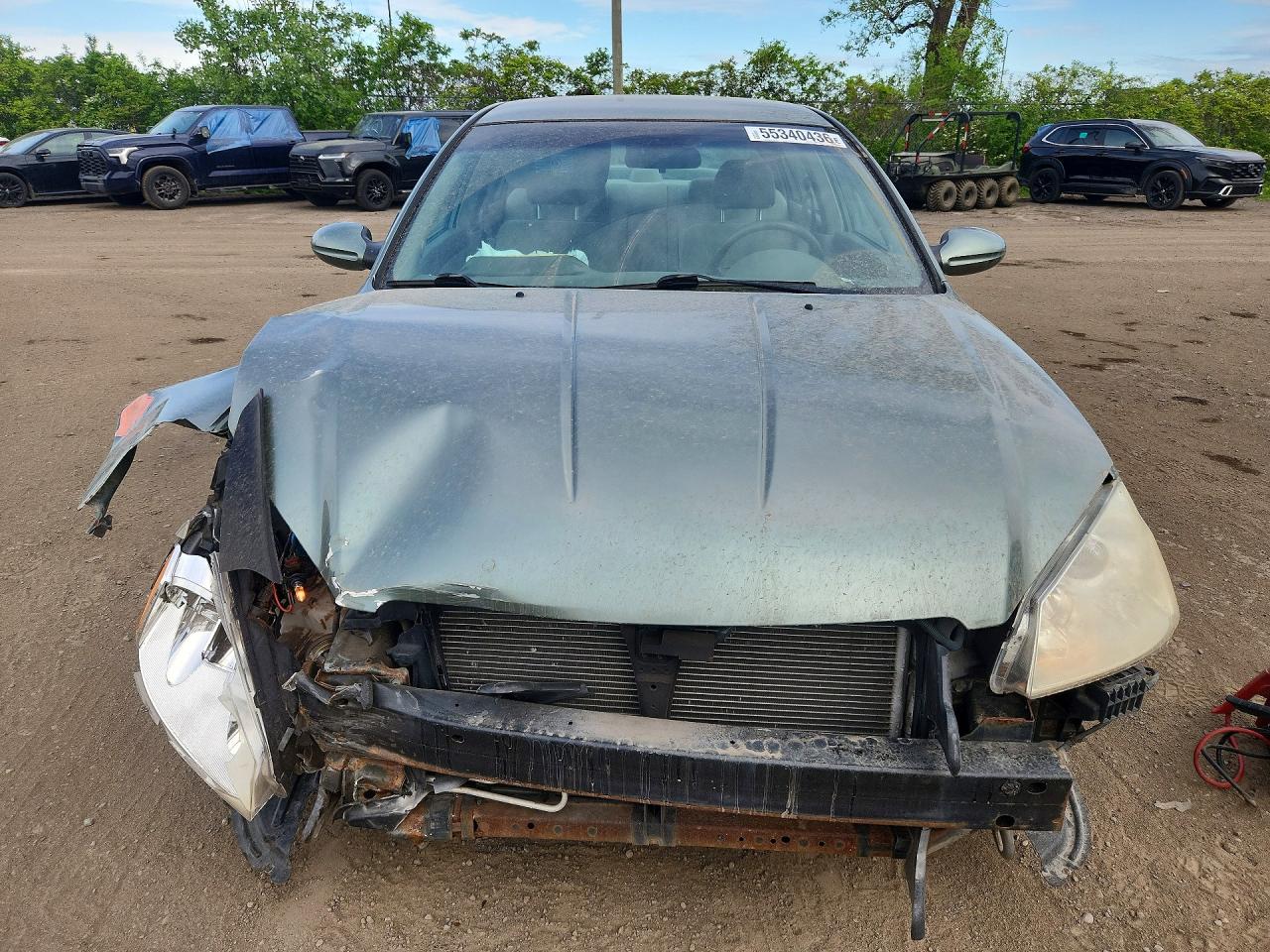 2005 Nissan Altima 2.5 Green vin: 1N4AL11D35C178077
