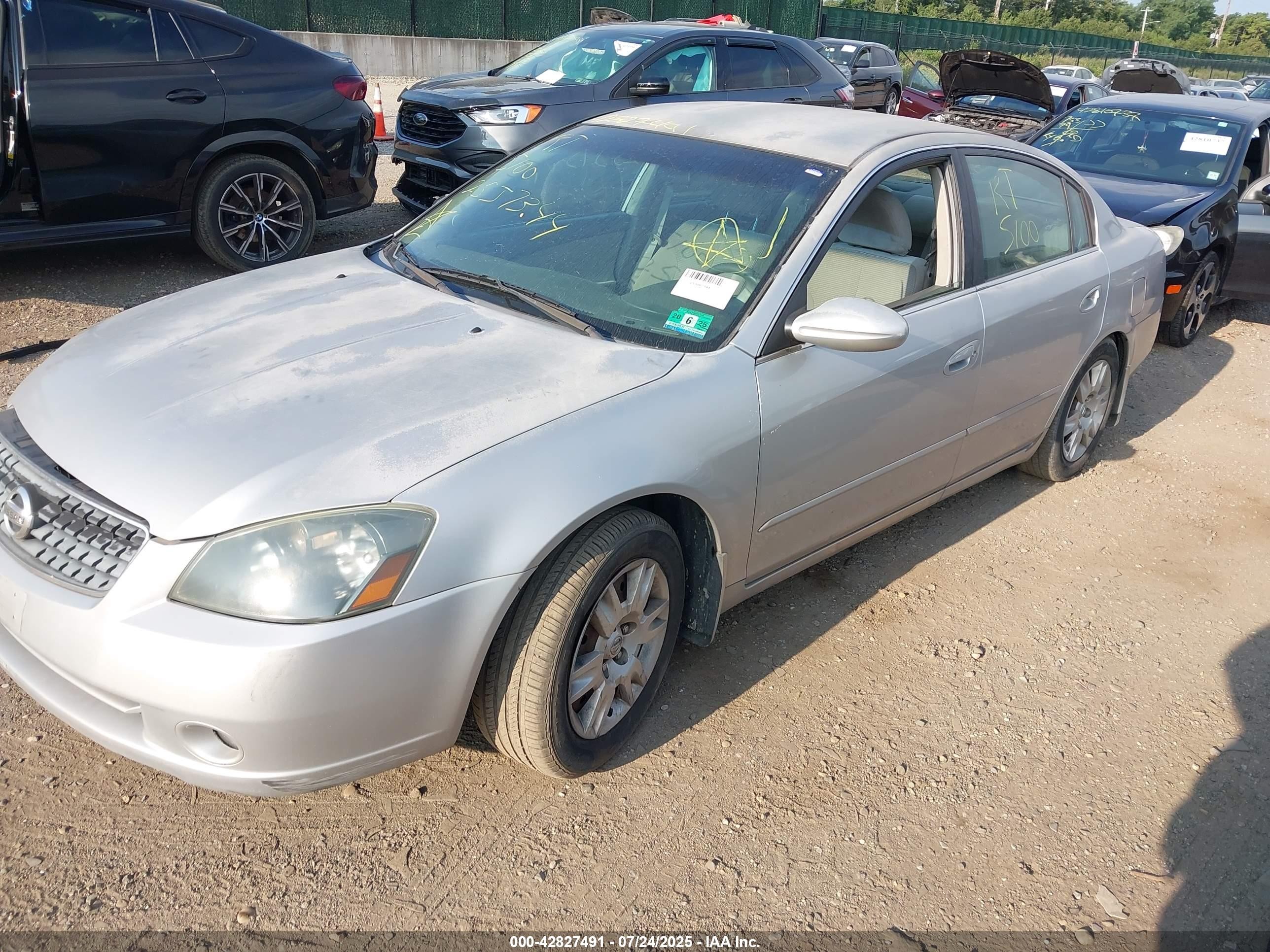 2005 Nissan Altima 2.5 S Gray vin: 1N4AL11D35C331055