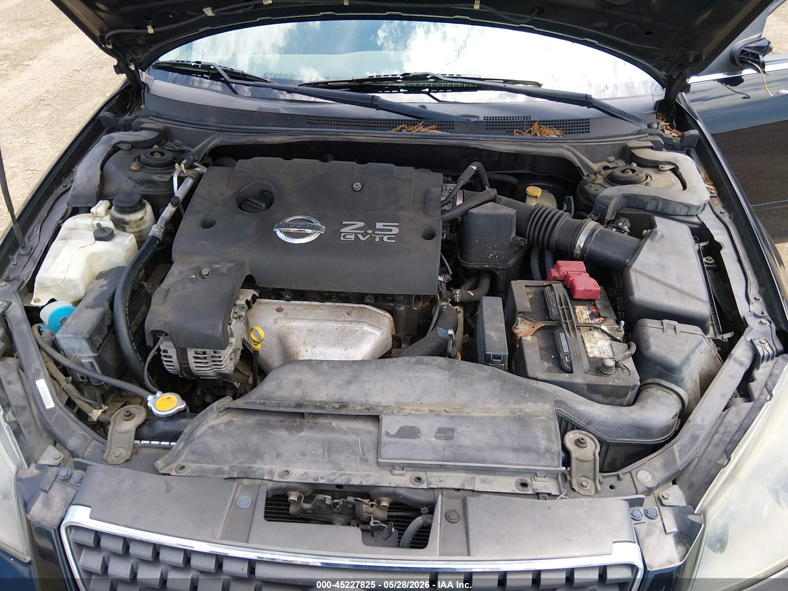2005 Nissan Altima 2.5 S Черный vin: 1N4AL11D35C356425