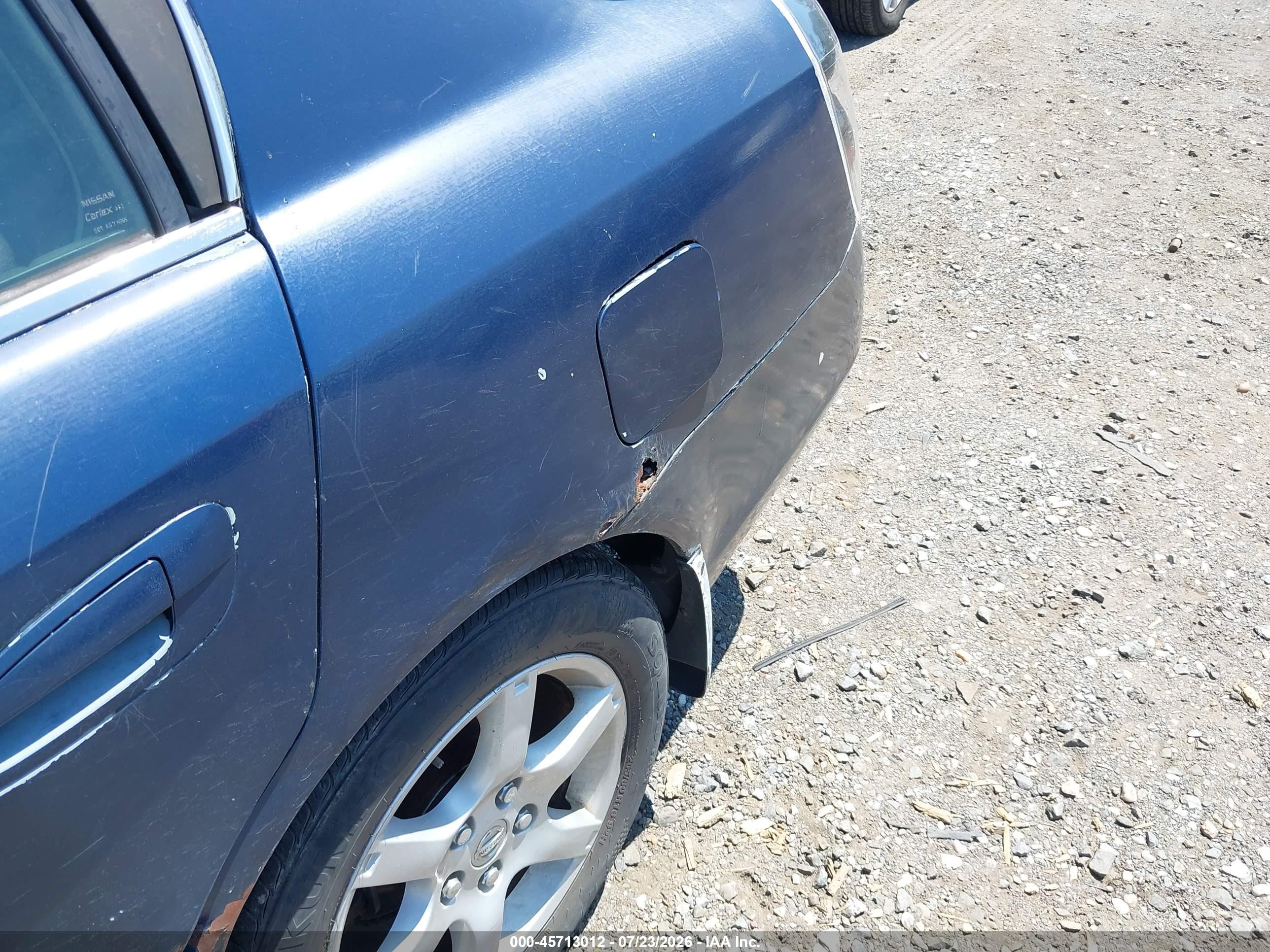 2006 Nissan Altima 2.5 S Blue vin: 1N4AL11D36C266547