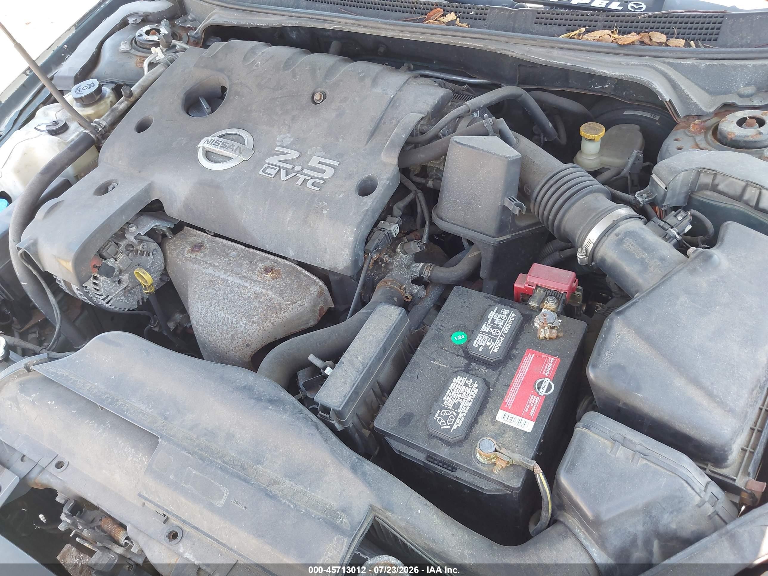 2006 Nissan Altima 2.5 S Blue vin: 1N4AL11D36C266547
