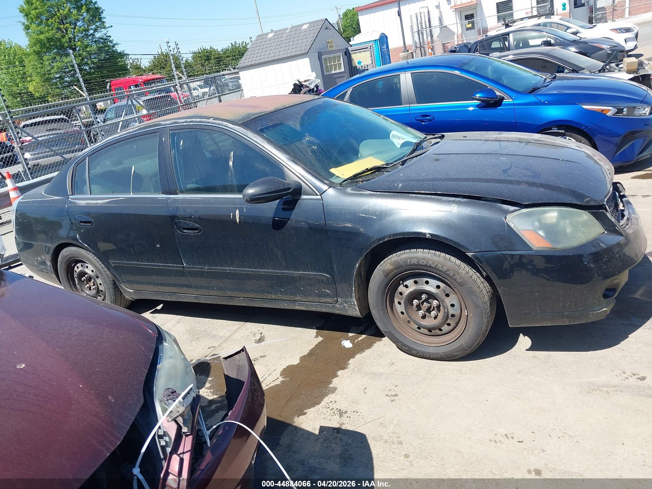 2006 Nissan Altima 2.5 S Black vin: 1N4AL11D36N357502
