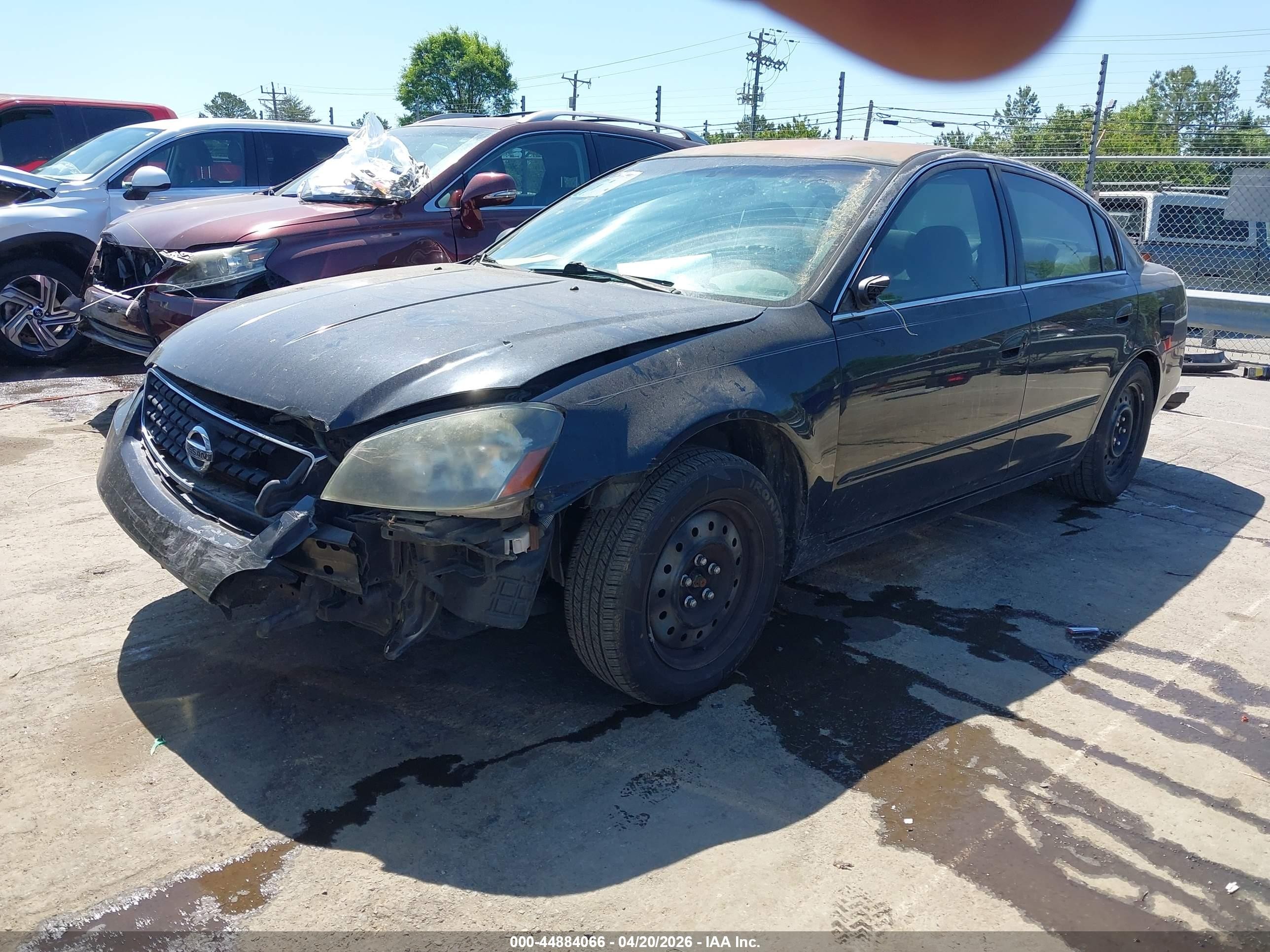 2006 Nissan Altima 2.5 S Black vin: 1N4AL11D36N357502