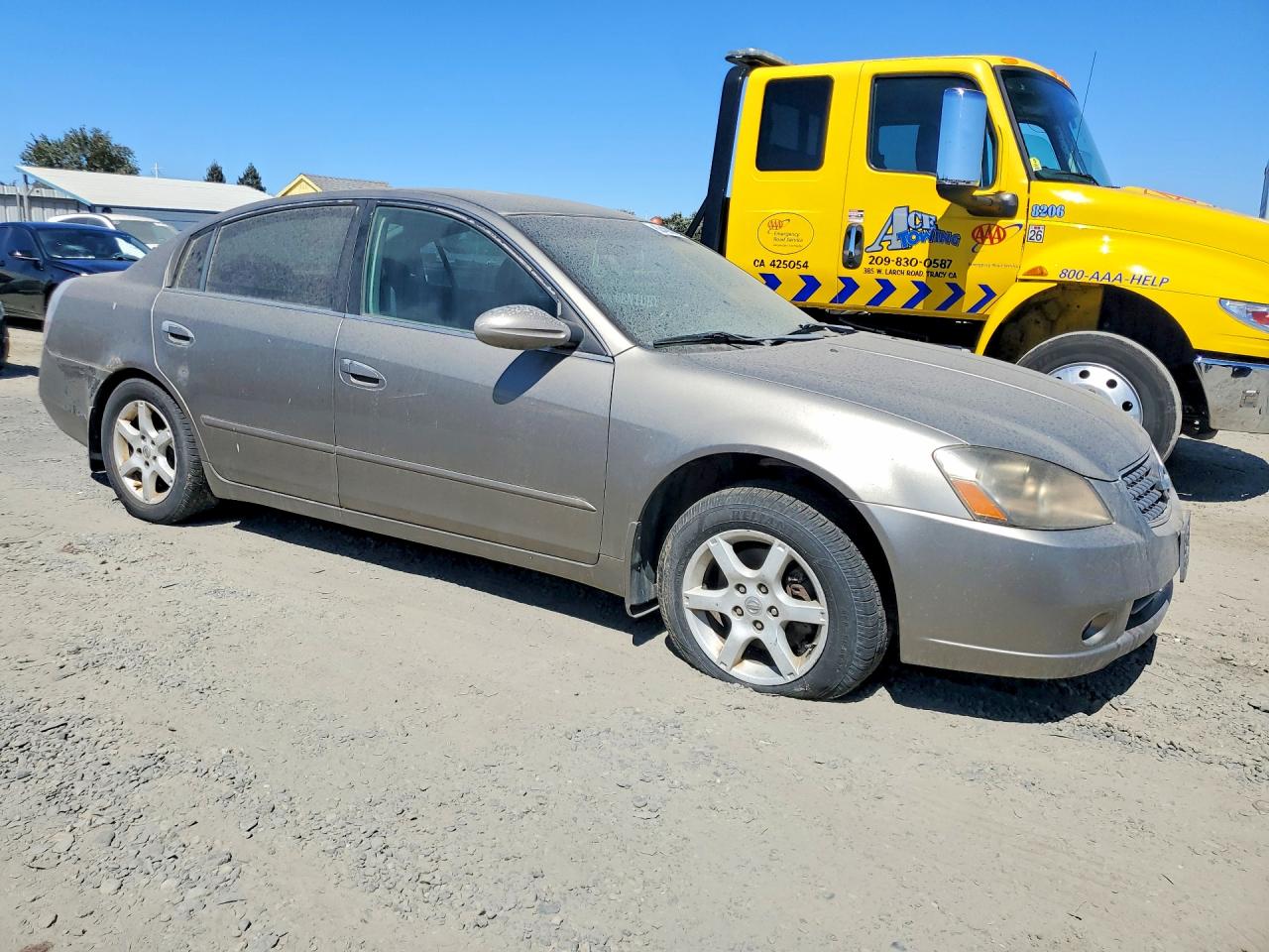 2006 Nissan Altima 2.5 White vin: 1N4AL11D36N367365
