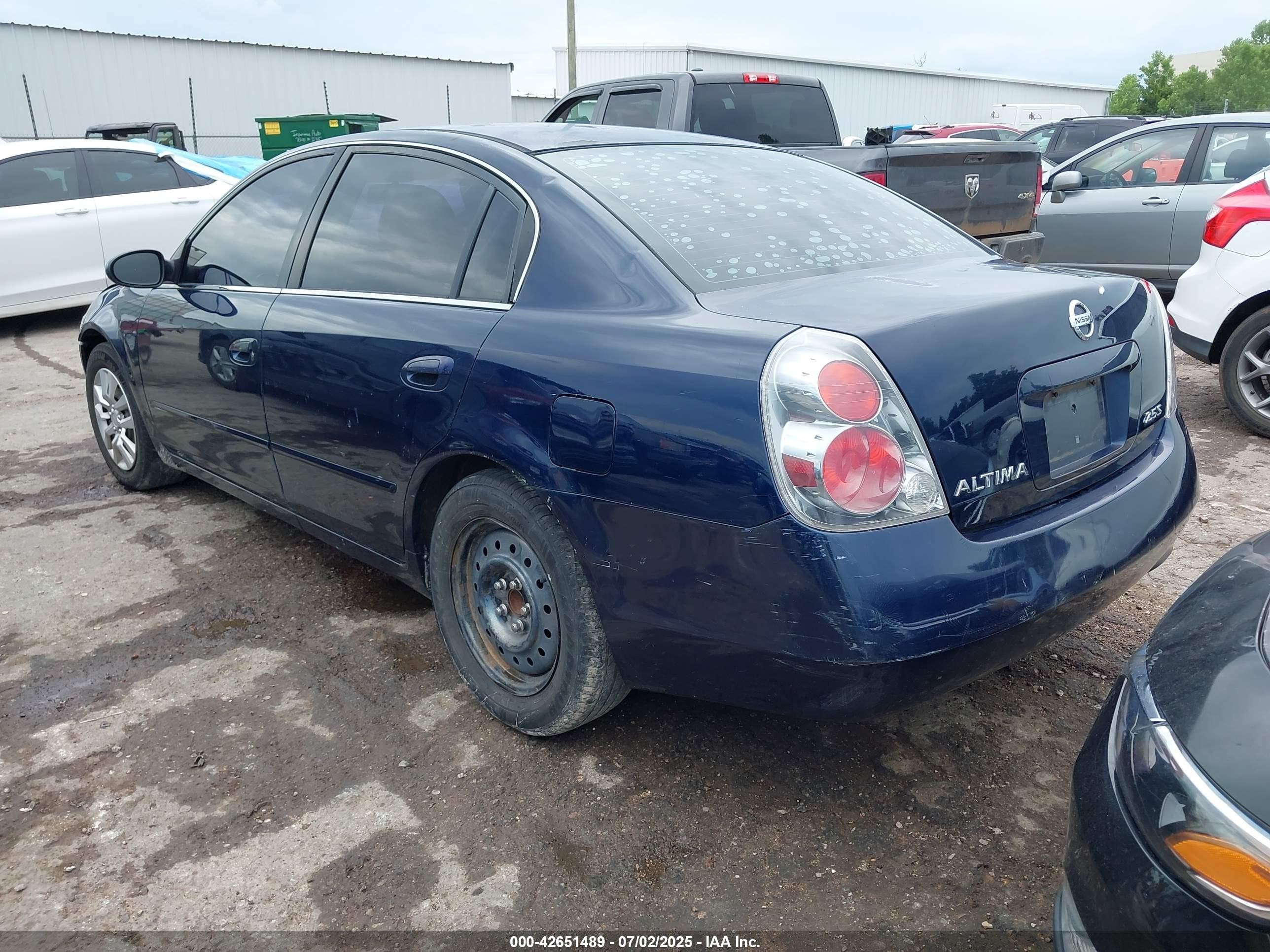 2006 Nissan Altima 2.5 S Blue vin: 1N4AL11D36N370248