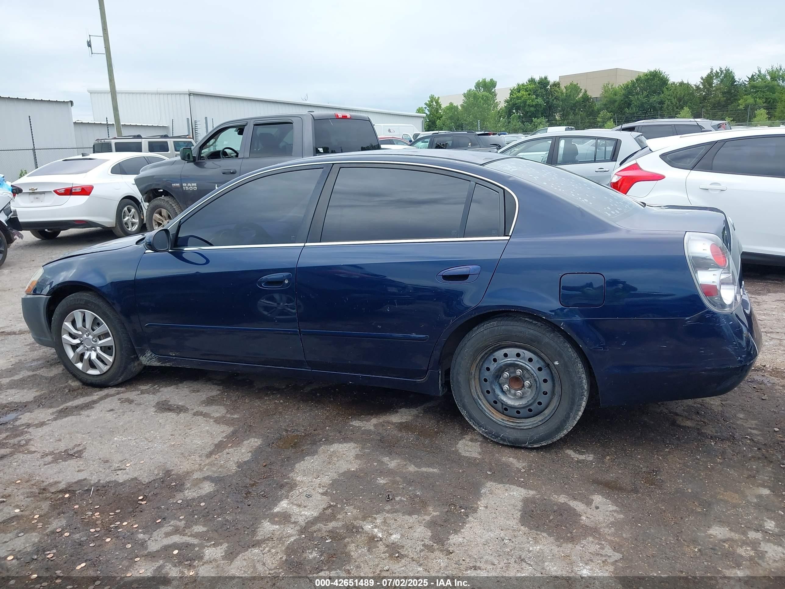 2006 Nissan Altima 2.5 S Blue vin: 1N4AL11D36N370248