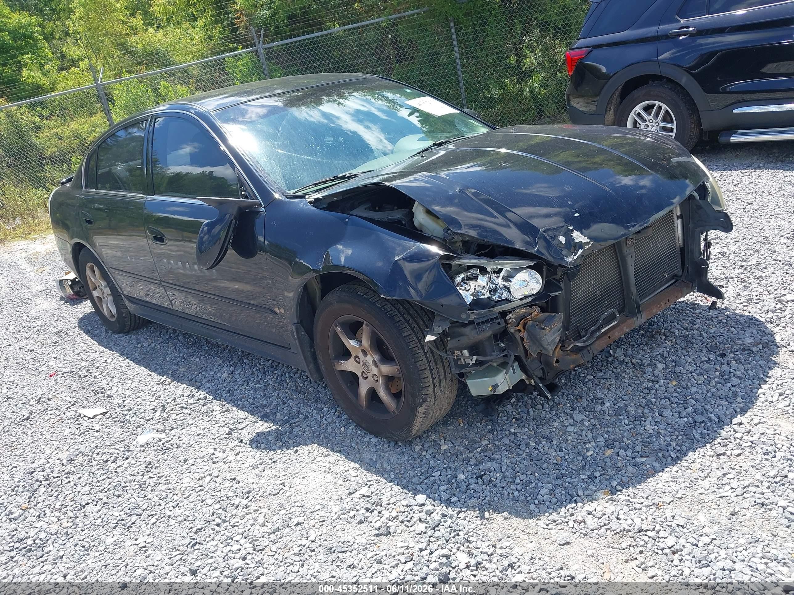 2006 Nissan Altima 2.5 S Черный vin: 1N4AL11D36N385073