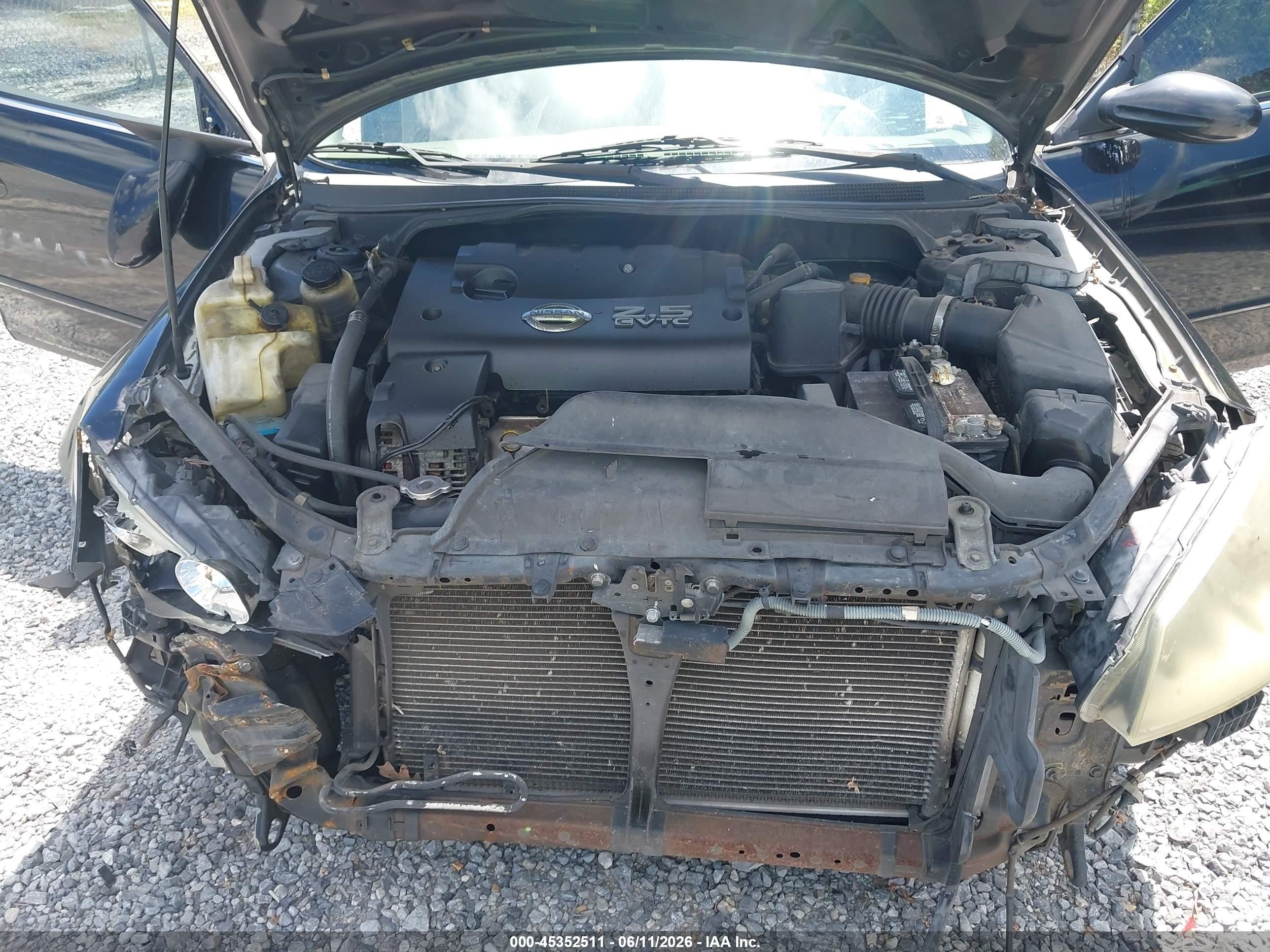 2006 Nissan Altima 2.5 S Black vin: 1N4AL11D36N385073