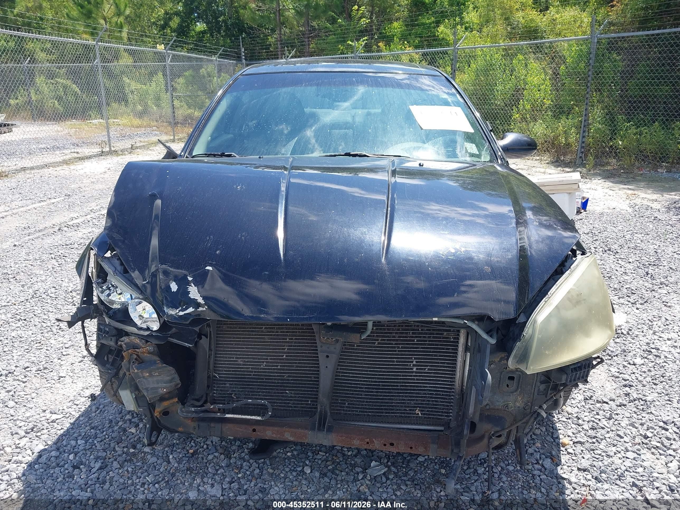2006 Nissan Altima 2.5 S Black vin: 1N4AL11D36N385073