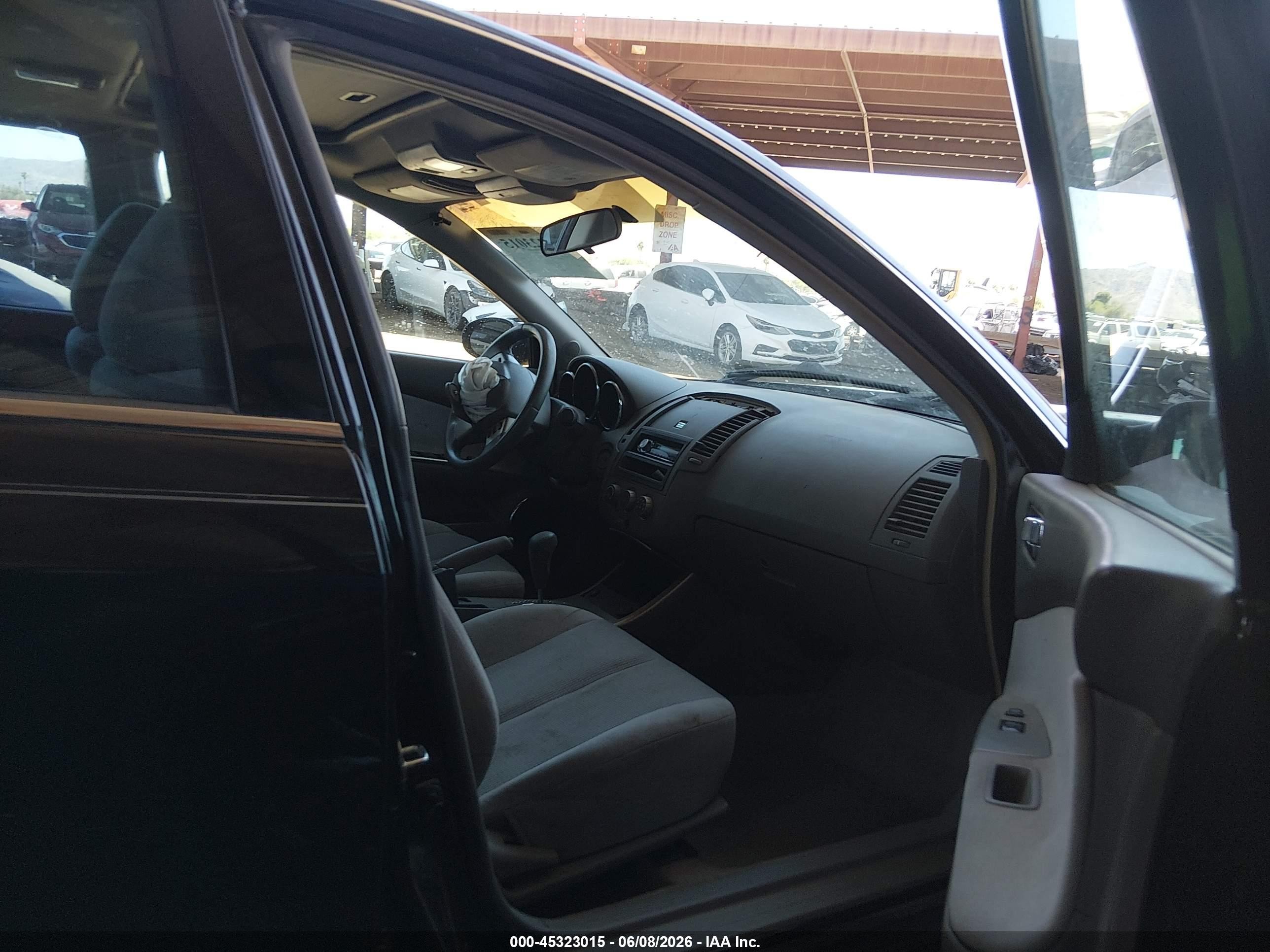 2006 Nissan Altima 2.5 S Black vin: 1N4AL11D36N404852