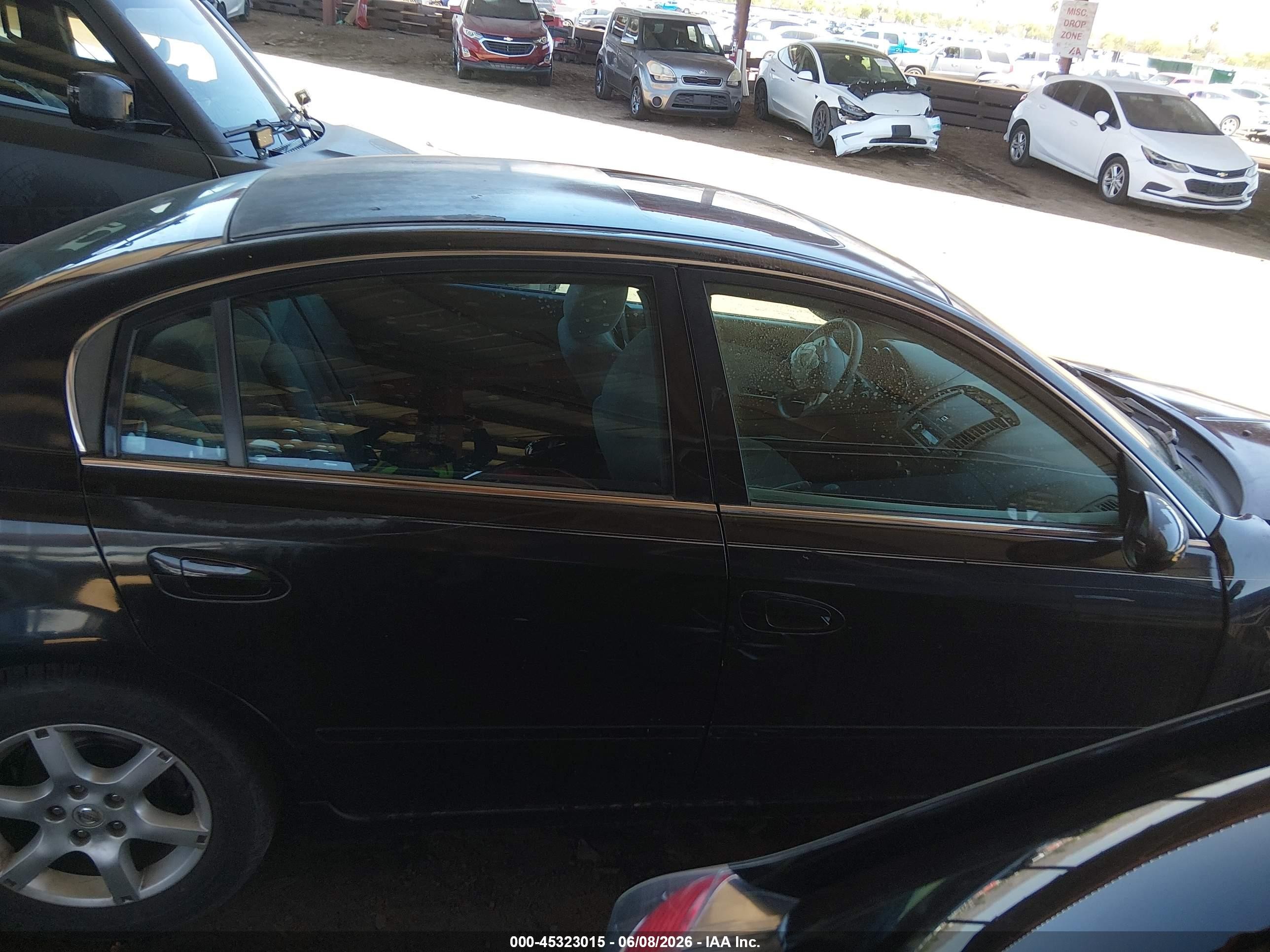 2006 Nissan Altima 2.5 S Black vin: 1N4AL11D36N404852