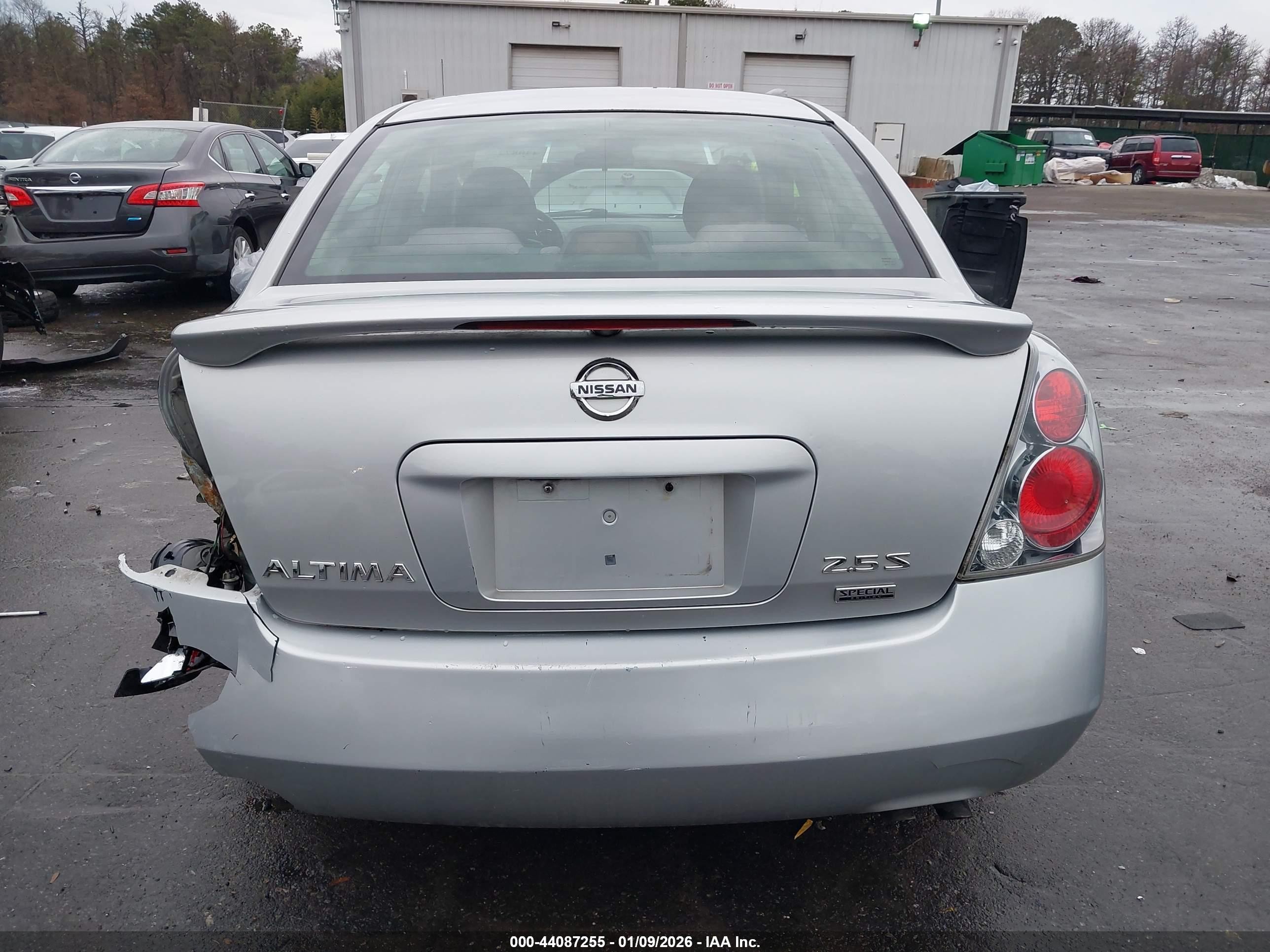 2006 Nissan Altima 2.5 S Серебряный vin: 1N4AL11D36N429735