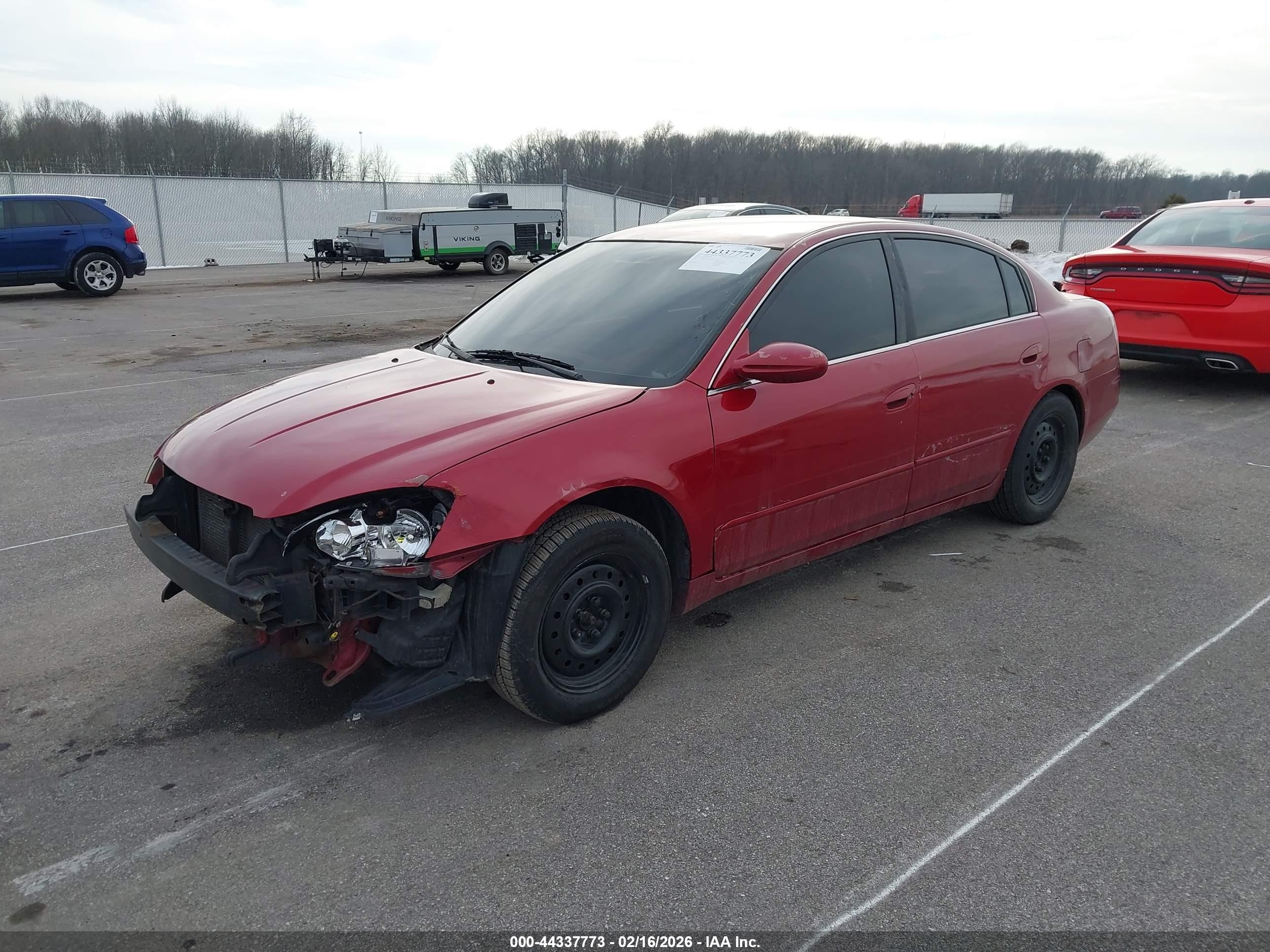 2006 Nissan Altima 2.5 S Red vin: 1N4AL11D36N460404