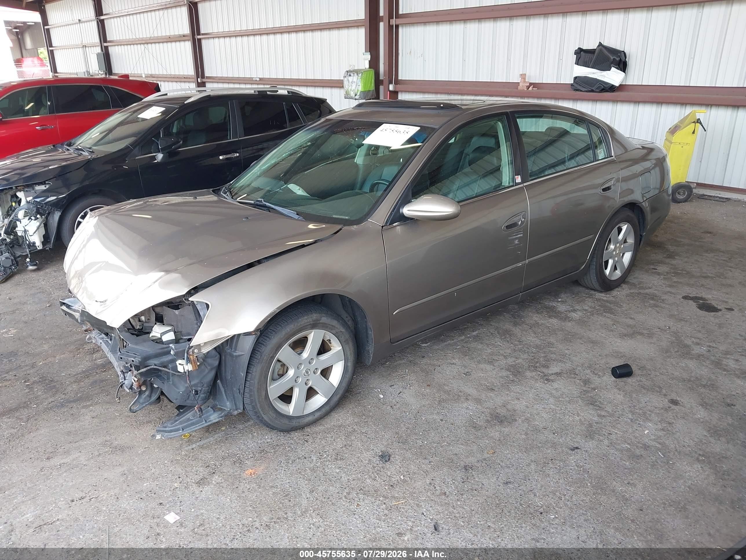 2002 Nissan Altima 2.5 Sl Gold vin: 1N4AL11D42C134178