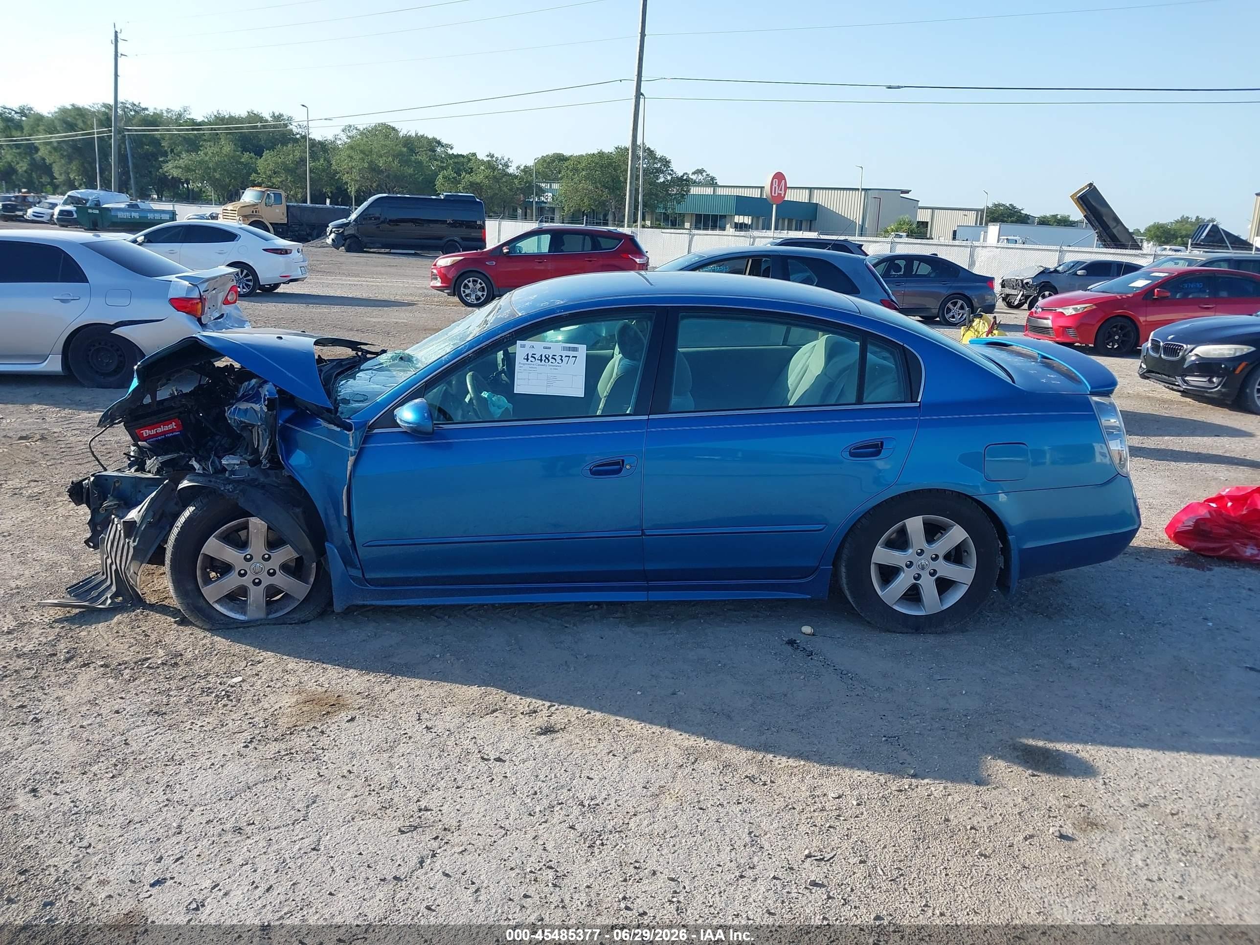2003 Nissan Altima 2.5 S Blue vin: 1N4AL11D43C190574