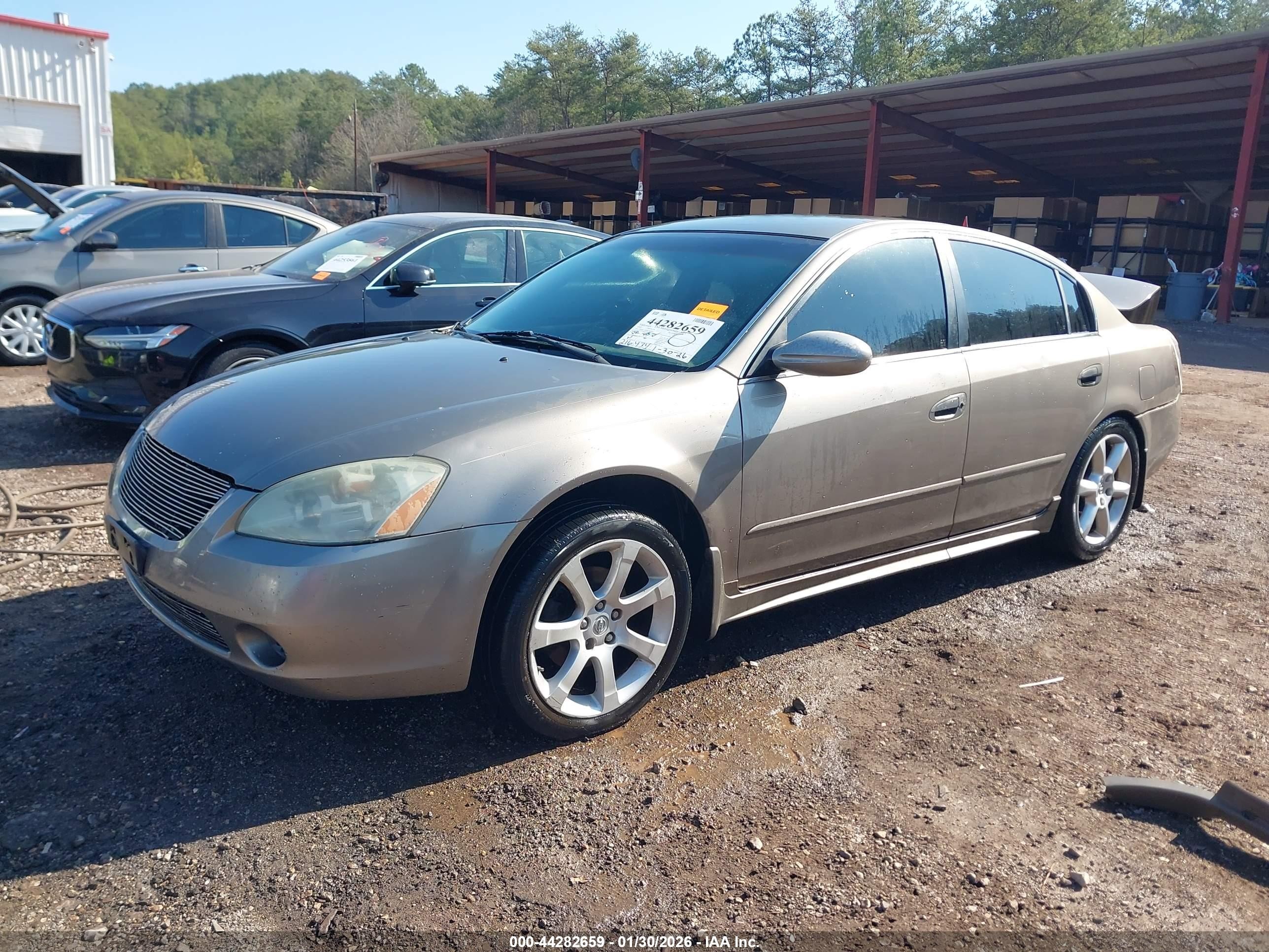 2003 Nissan Altima 2.5 S Серый vin: 1N4AL11D43C265001