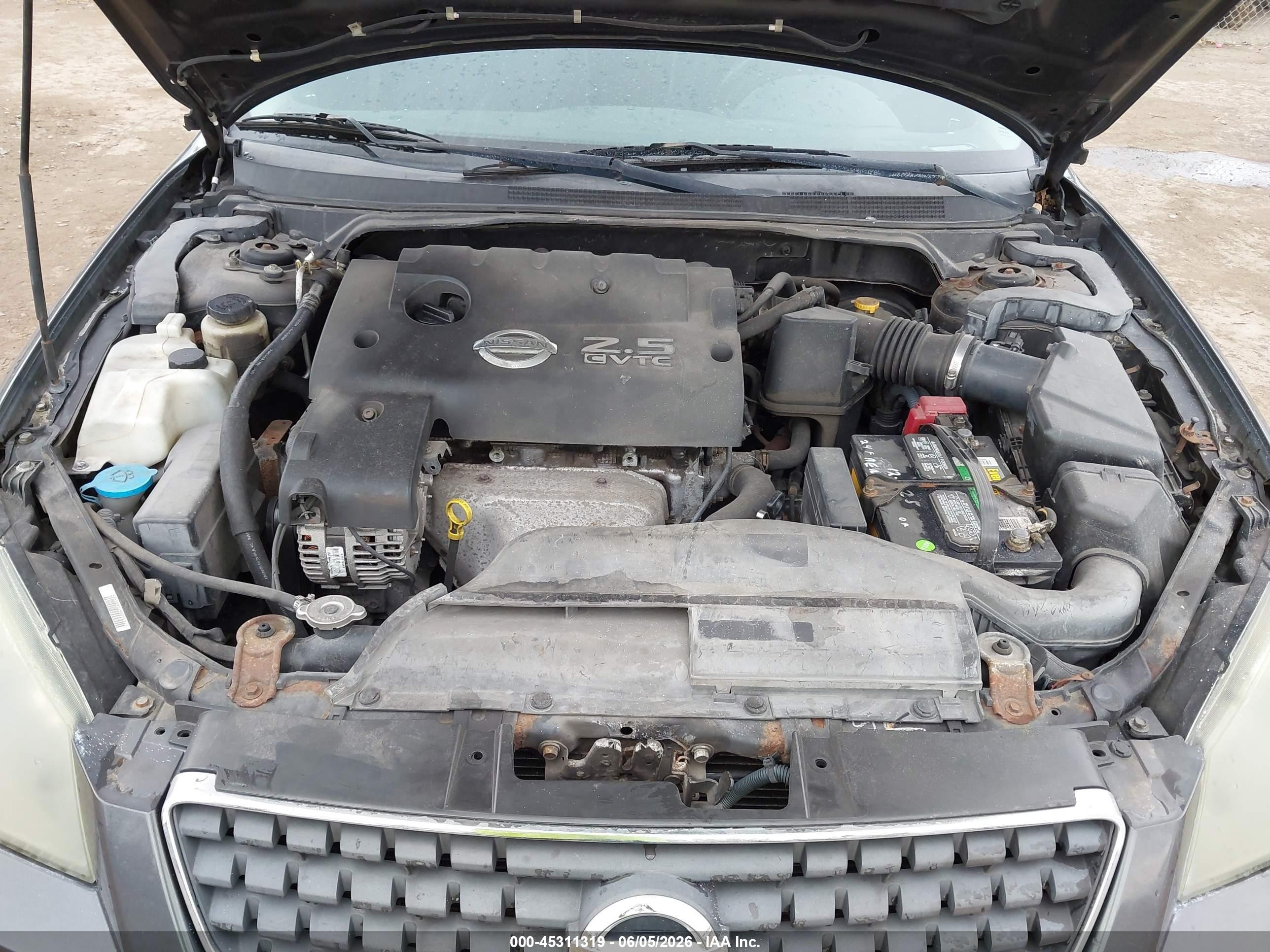 2005 Nissan Altima 2.5 S Серый vin: 1N4AL11D45C267981