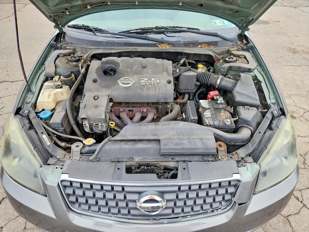 2005 Nissan Altima 2.5 Gray vin: 1N4AL11D45C288734