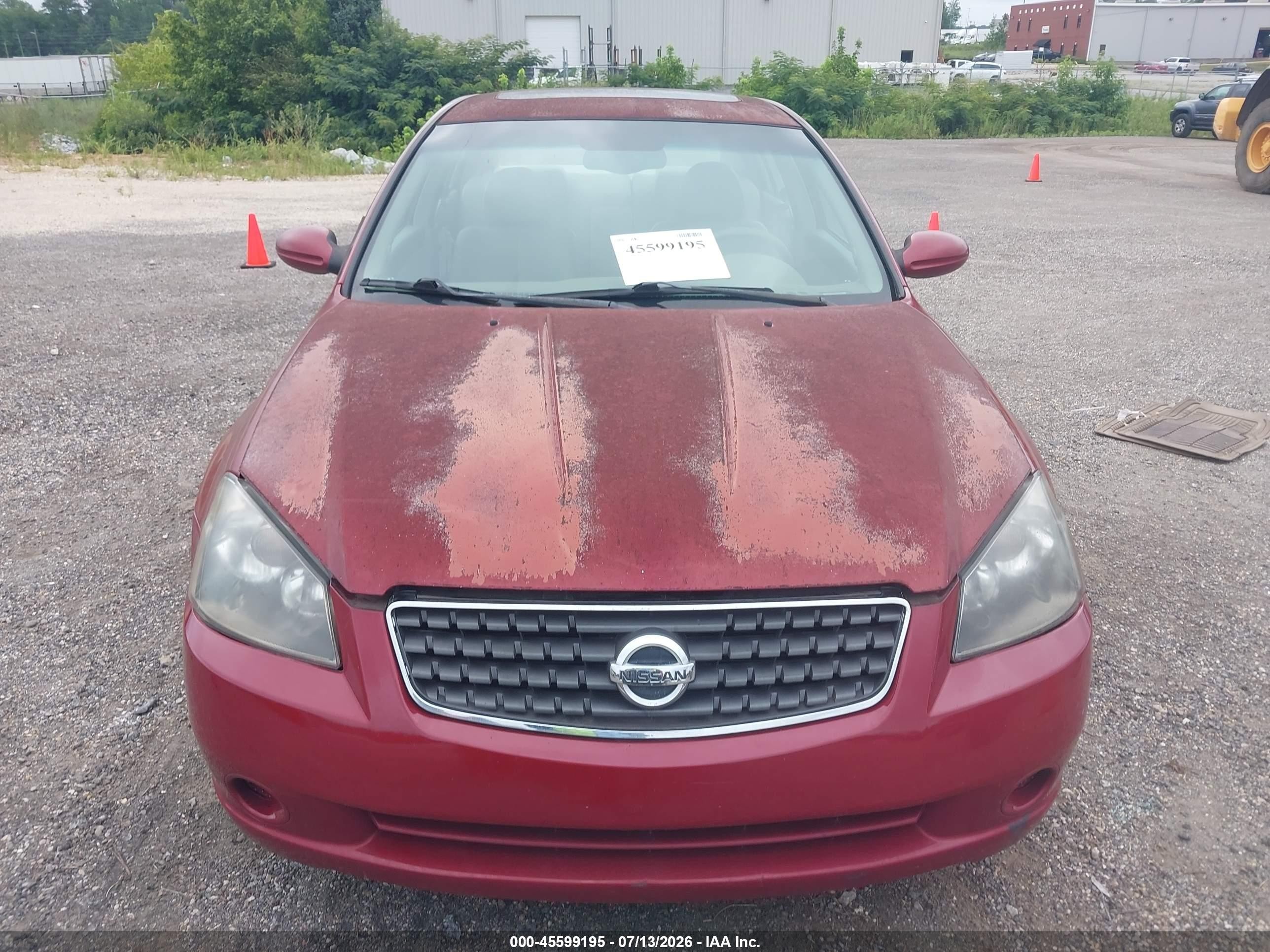 2005 Nissan Altima 2.5 S Бордовый vin: 1N4AL11D45C388994