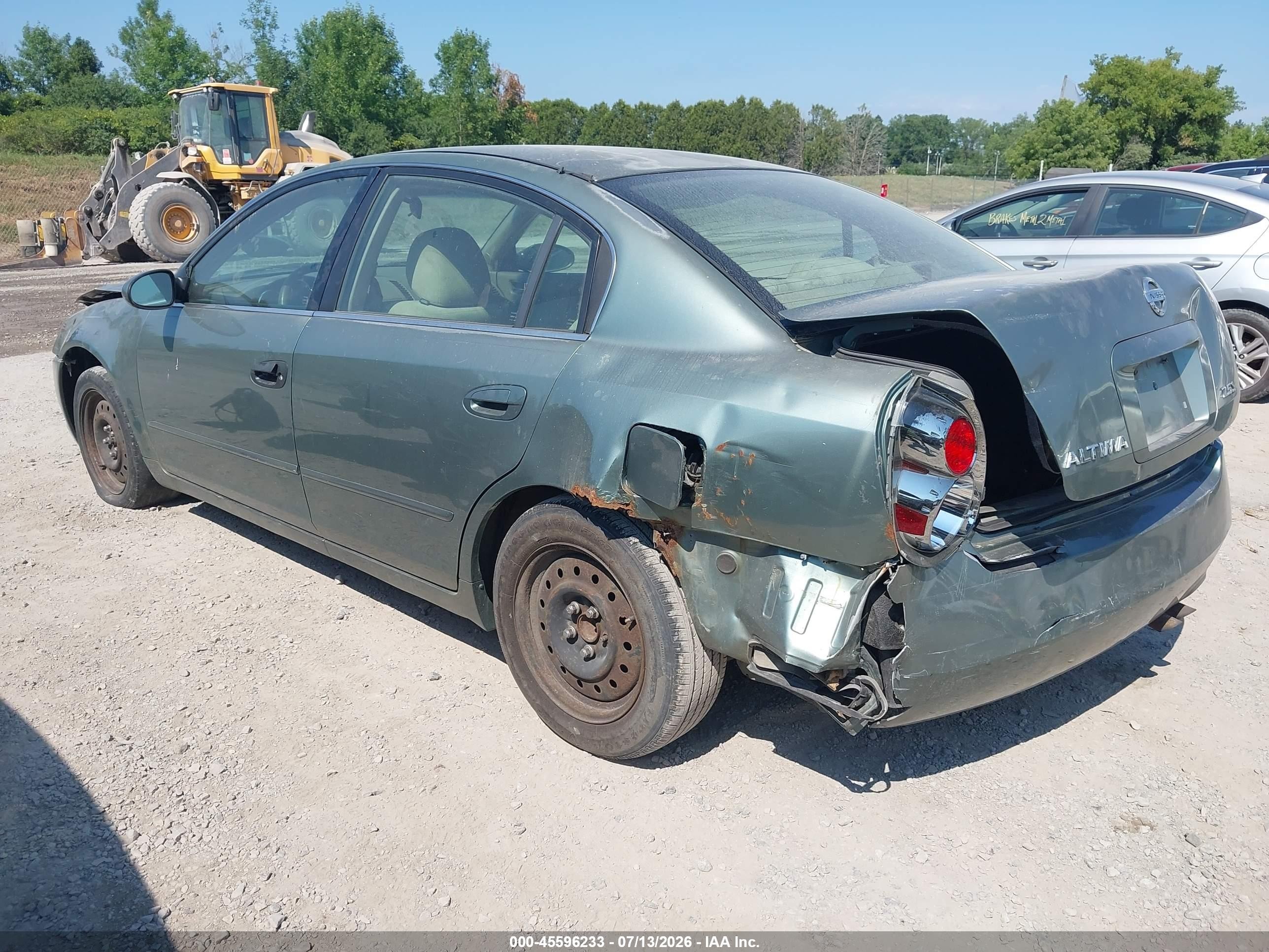 2006 Nissan Altima 2.5 S Green vin: 1N4AL11D46C130766